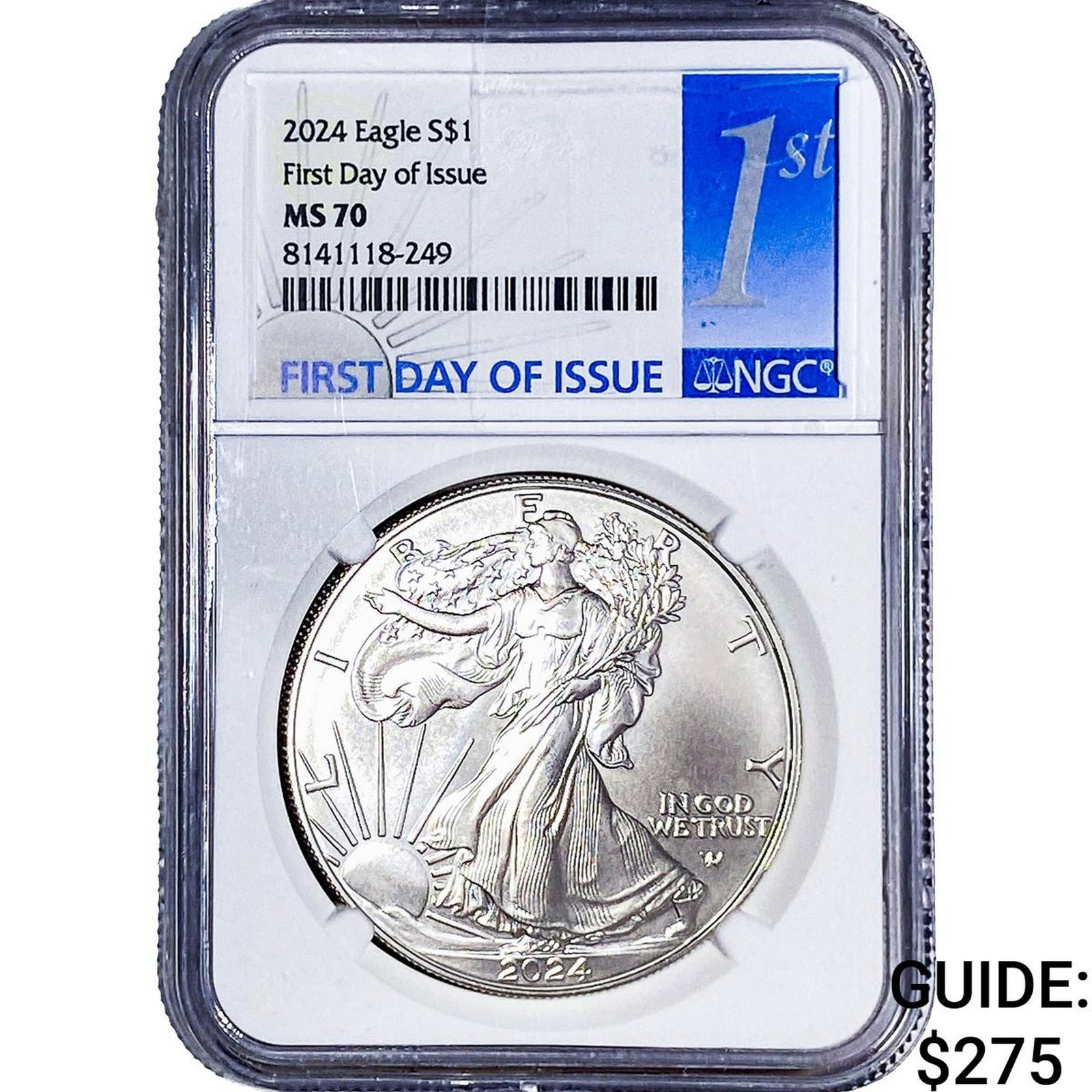 2024 Silver Eagle NGC MS70: 2024 Silver Eagle NGC MS70
