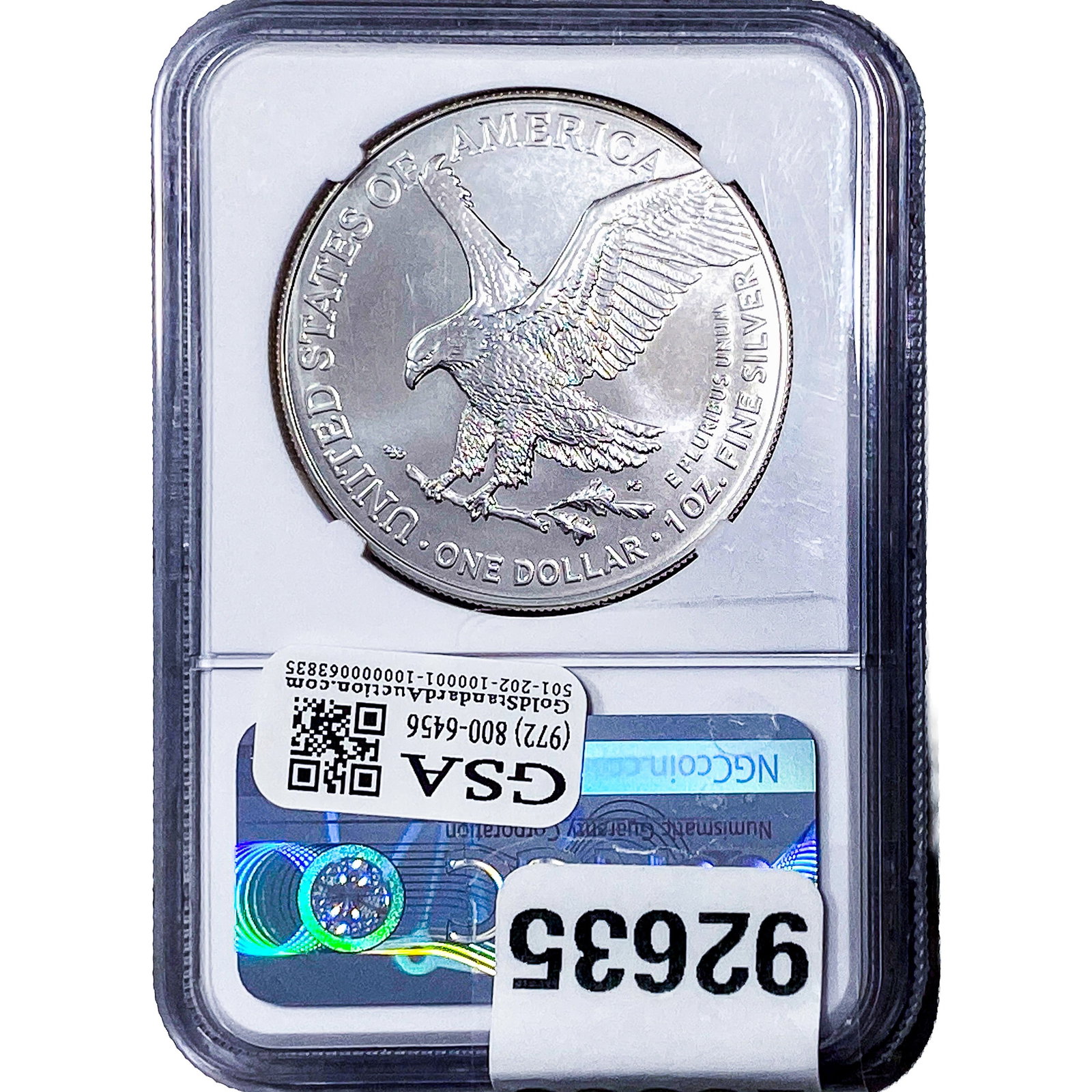 2021 Silver Eagle NGC MS70 Type 2 - 2
