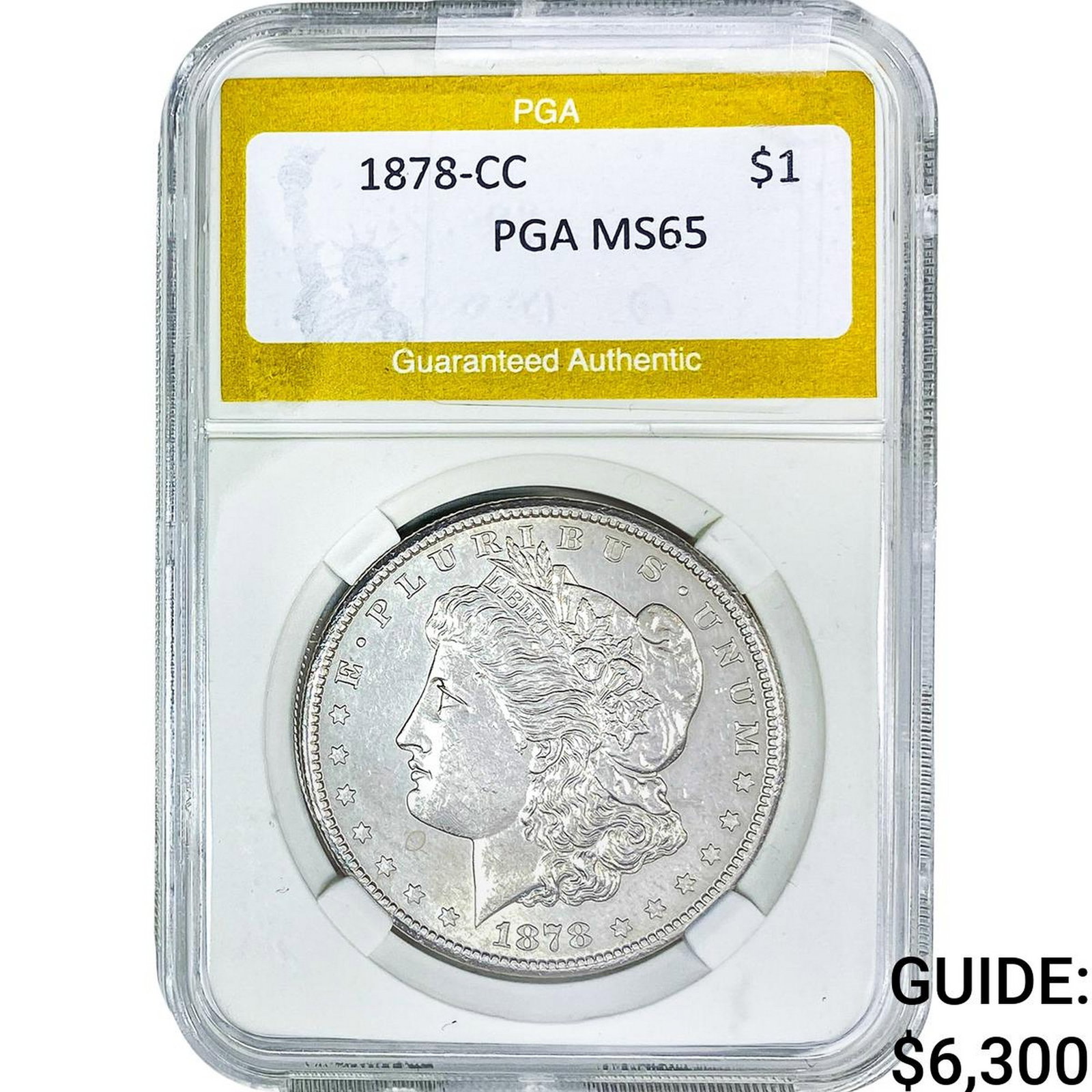 1878-CC Morgan Silver Dollar PGA MS65 (1 of 2)
