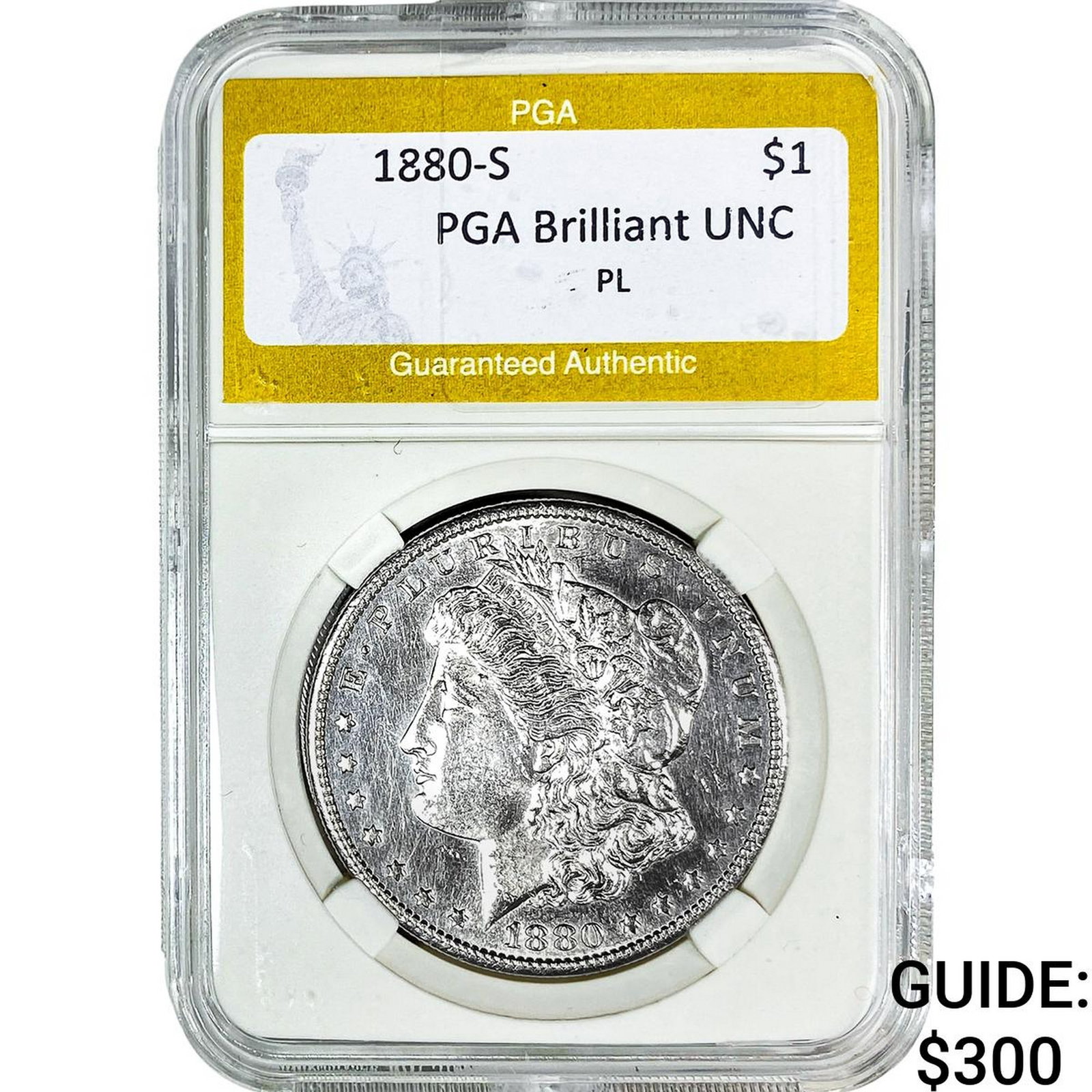 1880-S Morgan Silver Dollar PGA BU PL (1 of 2)