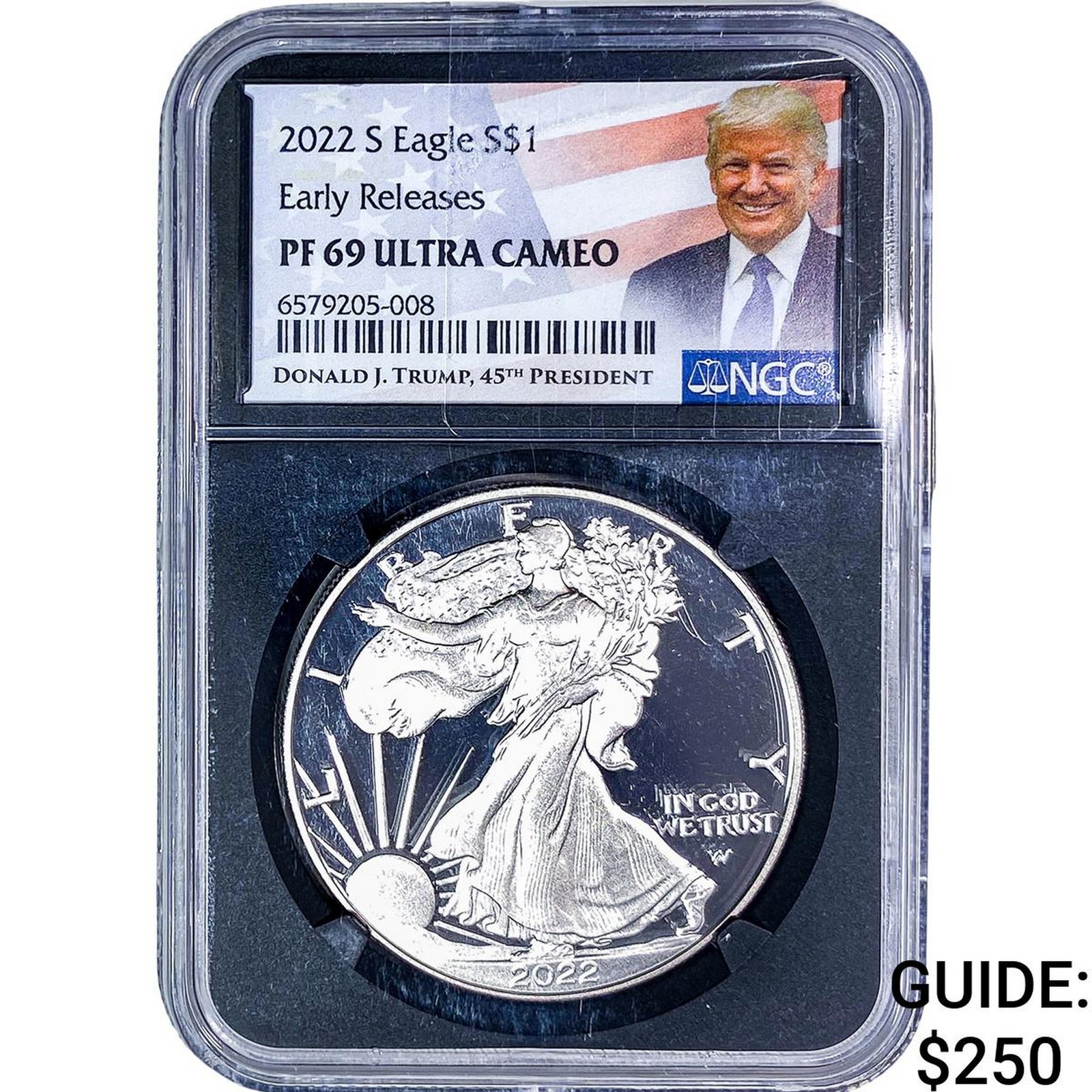 2022-S Silver Eagle NGC PF69 Ultra Cameo: 2022-S Silver Eagle NGC PF69 Ultra Cameo