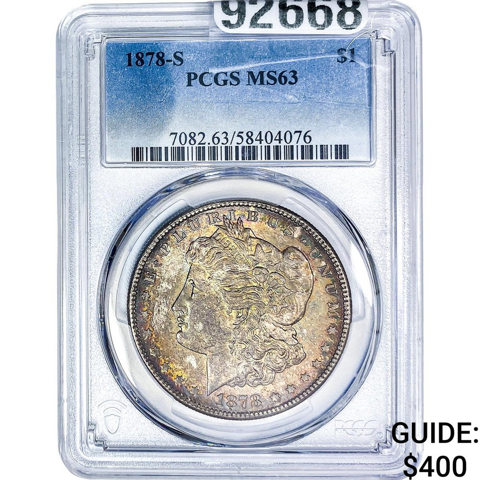 1878-S Morgan Silver Dollar PCGS MS63 (1 of 2)