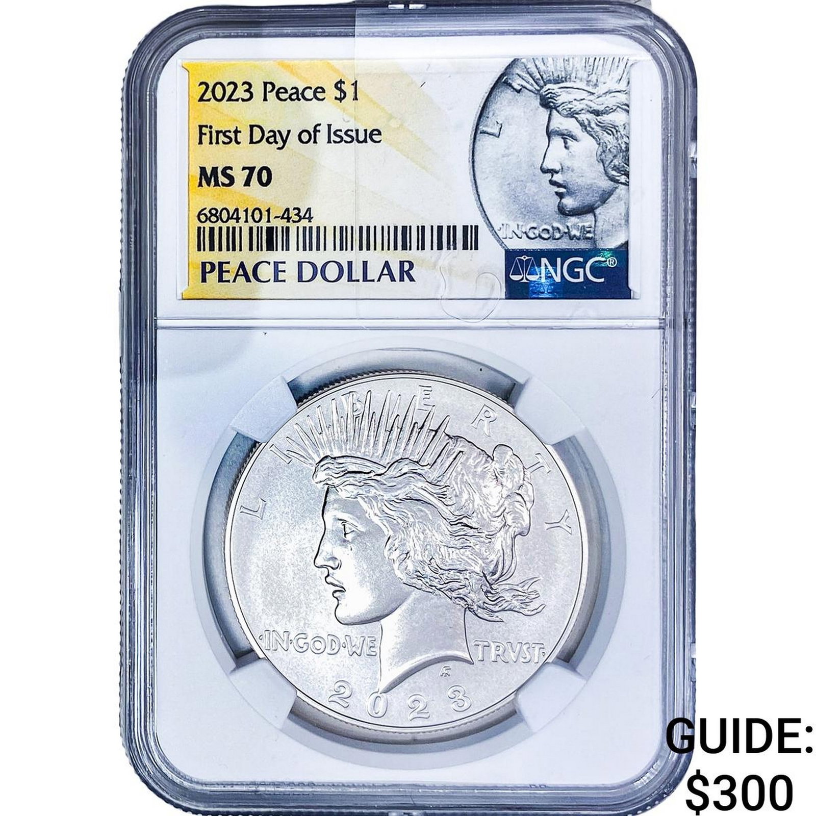 2023 Silver Peace Dollar NGC MS70: 2023 Silver Peace Dollar NGC MS70