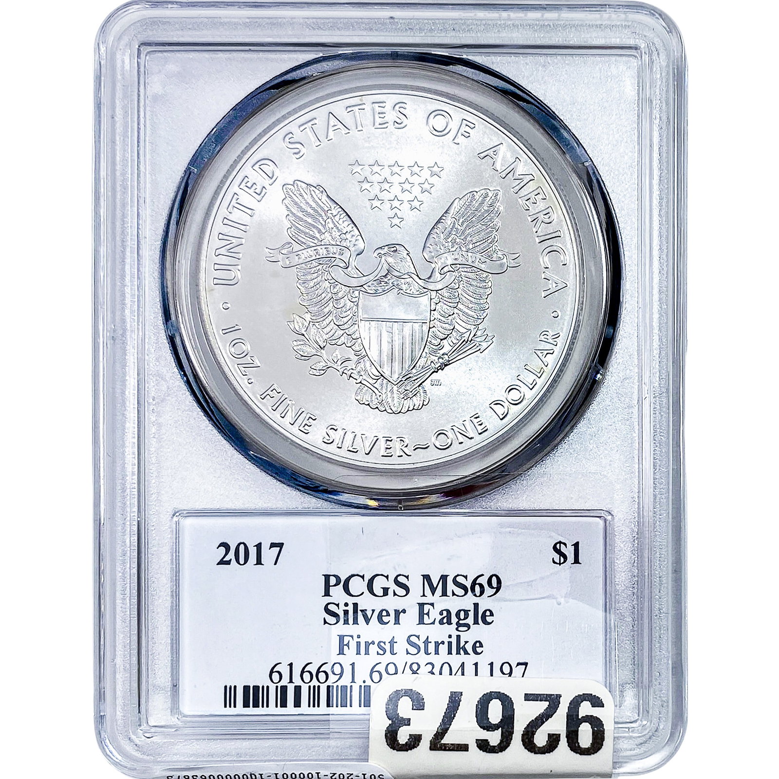 2017 Silver Eagle PCGS MS69 - 2
