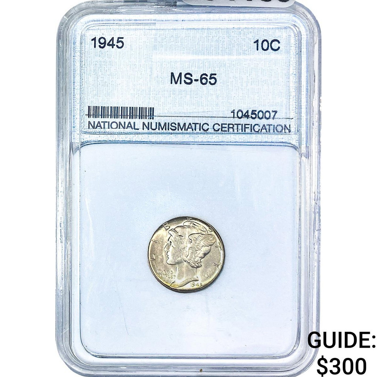 1945 Mercury Silver Dime PGA MS65: 1945 Mercury Silver Dime PGA MS65