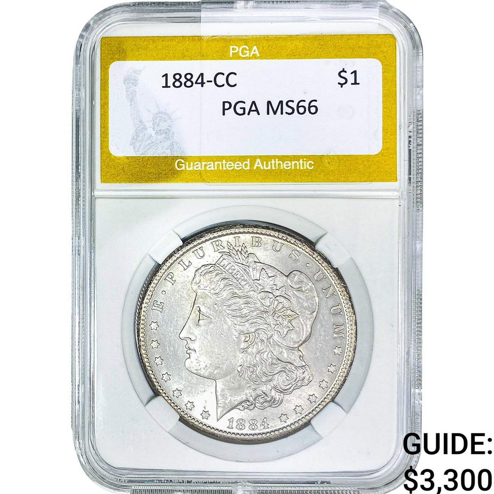 1884-CC Morgan Silver Dollar PGA MS66 (1 of 2)