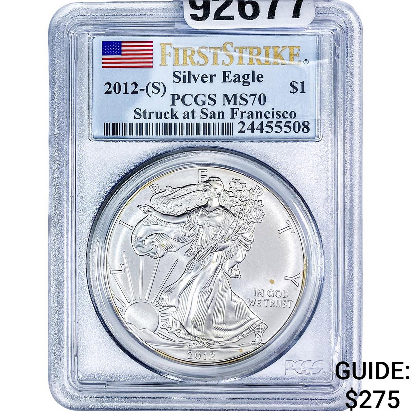 2012[S] Silver Eagle PCGS MS70 (1 of 2)