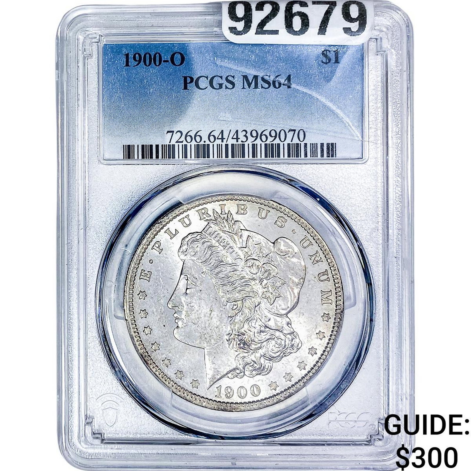 1900-O Morgan Silver Dollar PCGS MS64: 1900-O Morgan Silver Dollar PCGS MS64