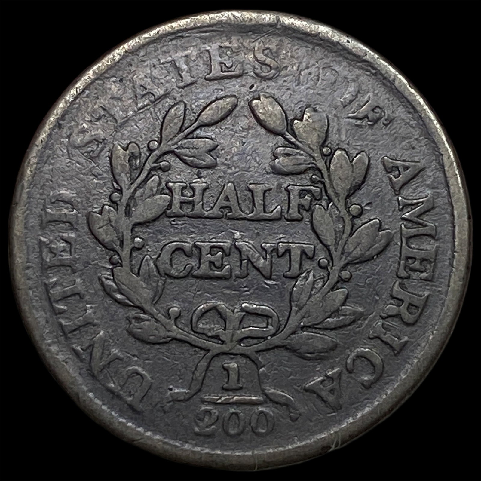 1804 Draped Bust Half Cent LIGHTLY CIRCULATED - 2