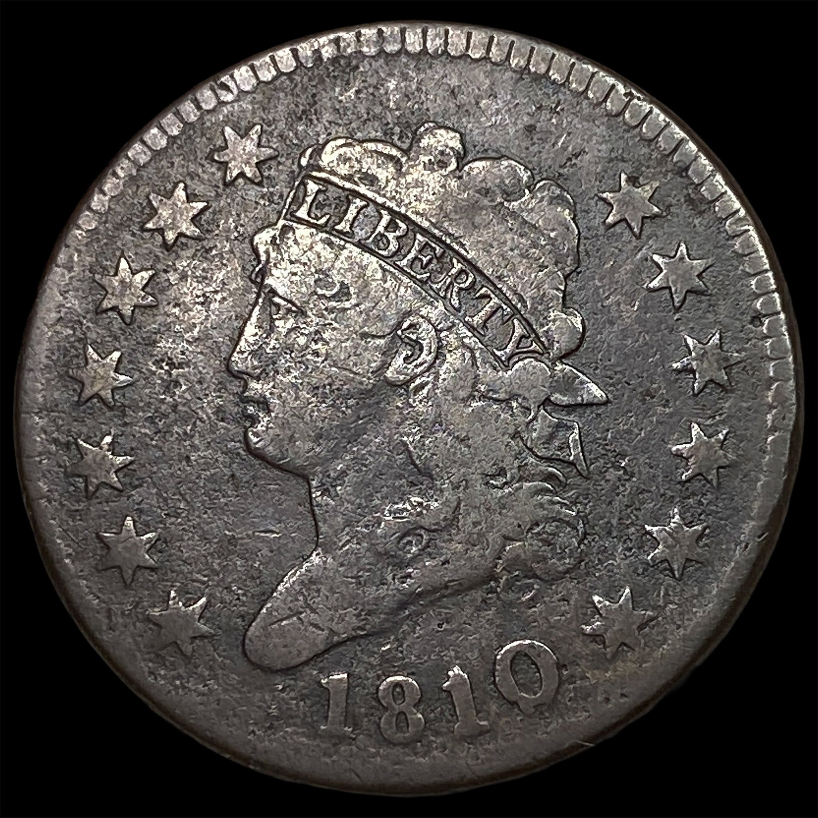 1810 Classic Head Large Cent LIGHTLY CIRCULATED (1 of 2)