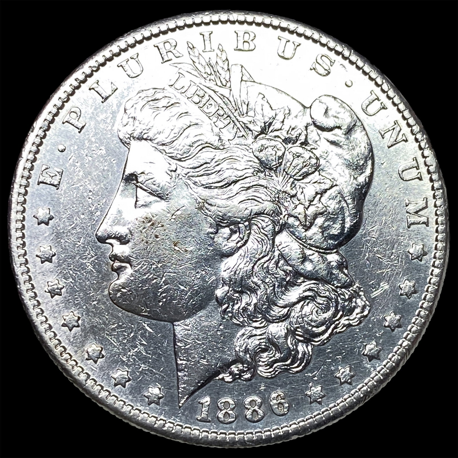 1886-S Silver Morgan Dollar CLOSELY UNCIRCULATED (1 of 2)