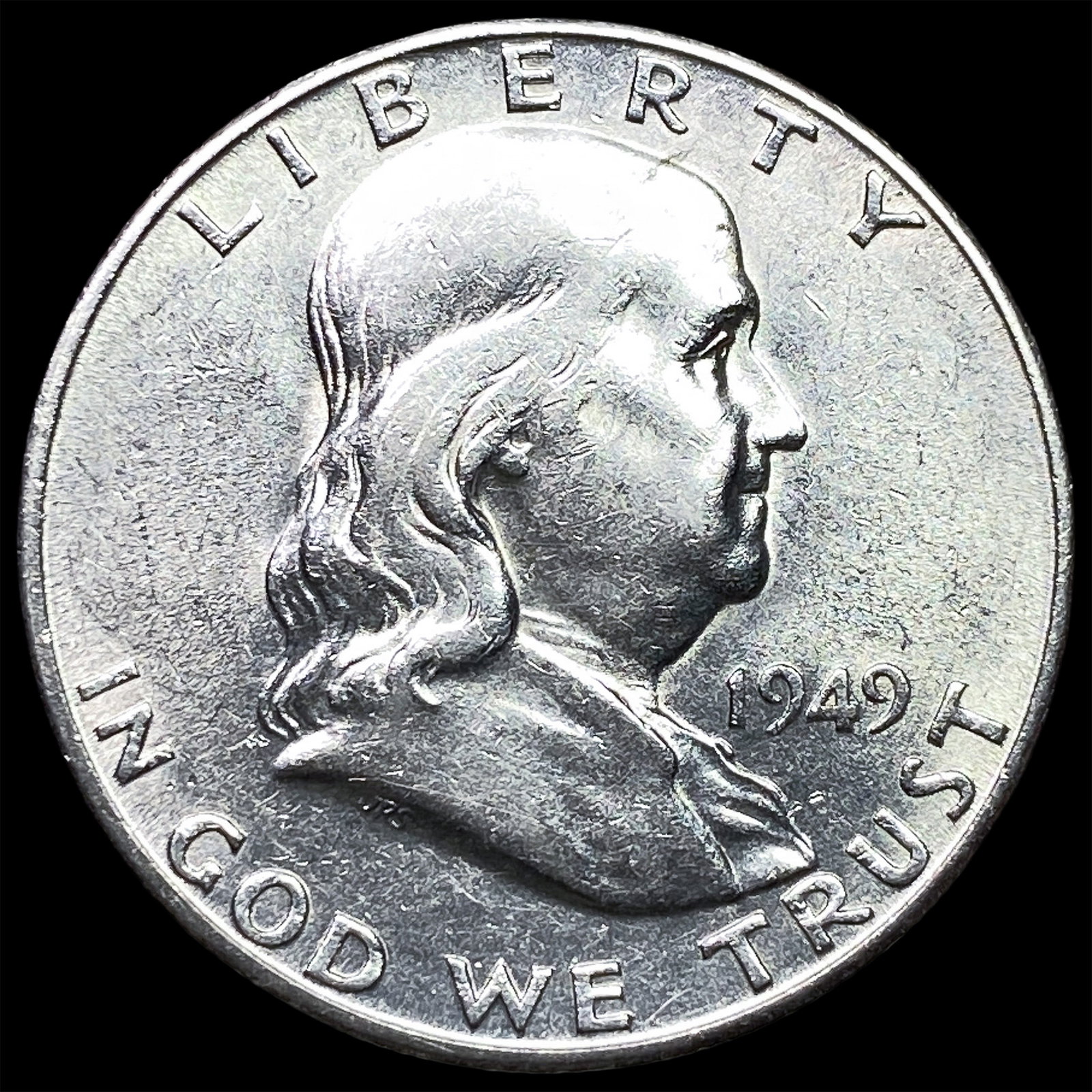 1949-S Silver Franklin Half Dollar UNCIRCULATED (1 of 2)