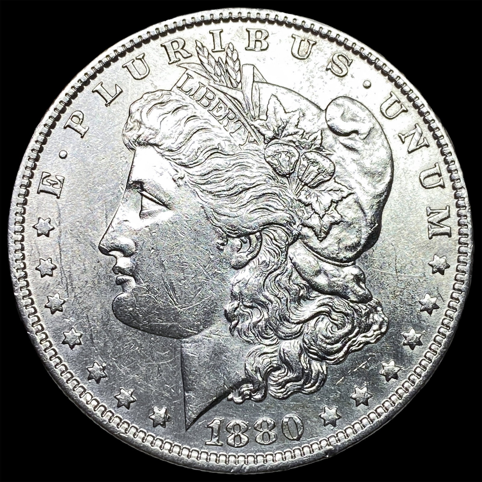 1880-O Micro O Silver Morgan Dollar UNCIRCULATED: 1880-O Micro O Silver Morgan Dollar UNCIRCULATED