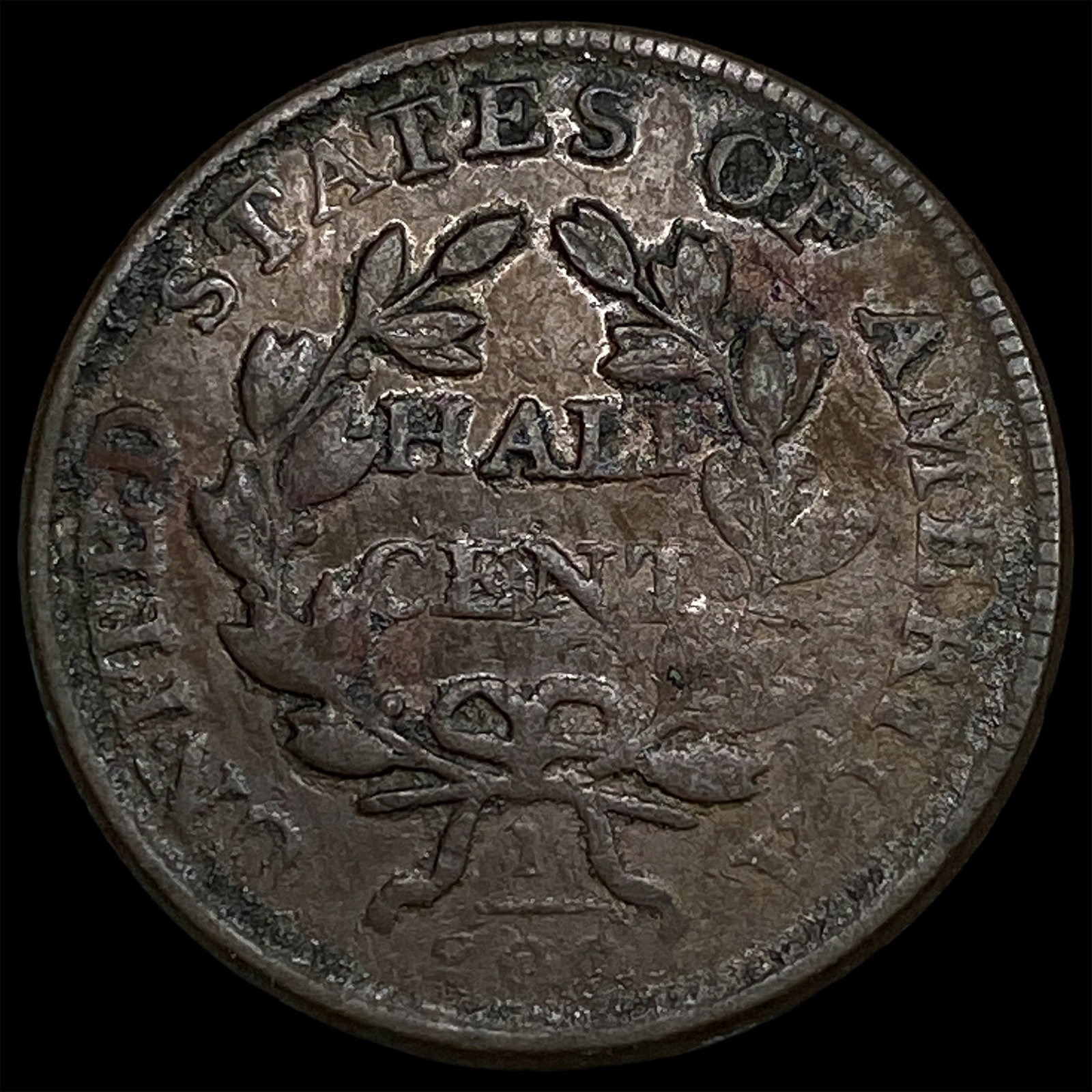1806 Draped Bust Half Cent LIGHTLY CIRCULATED - 2