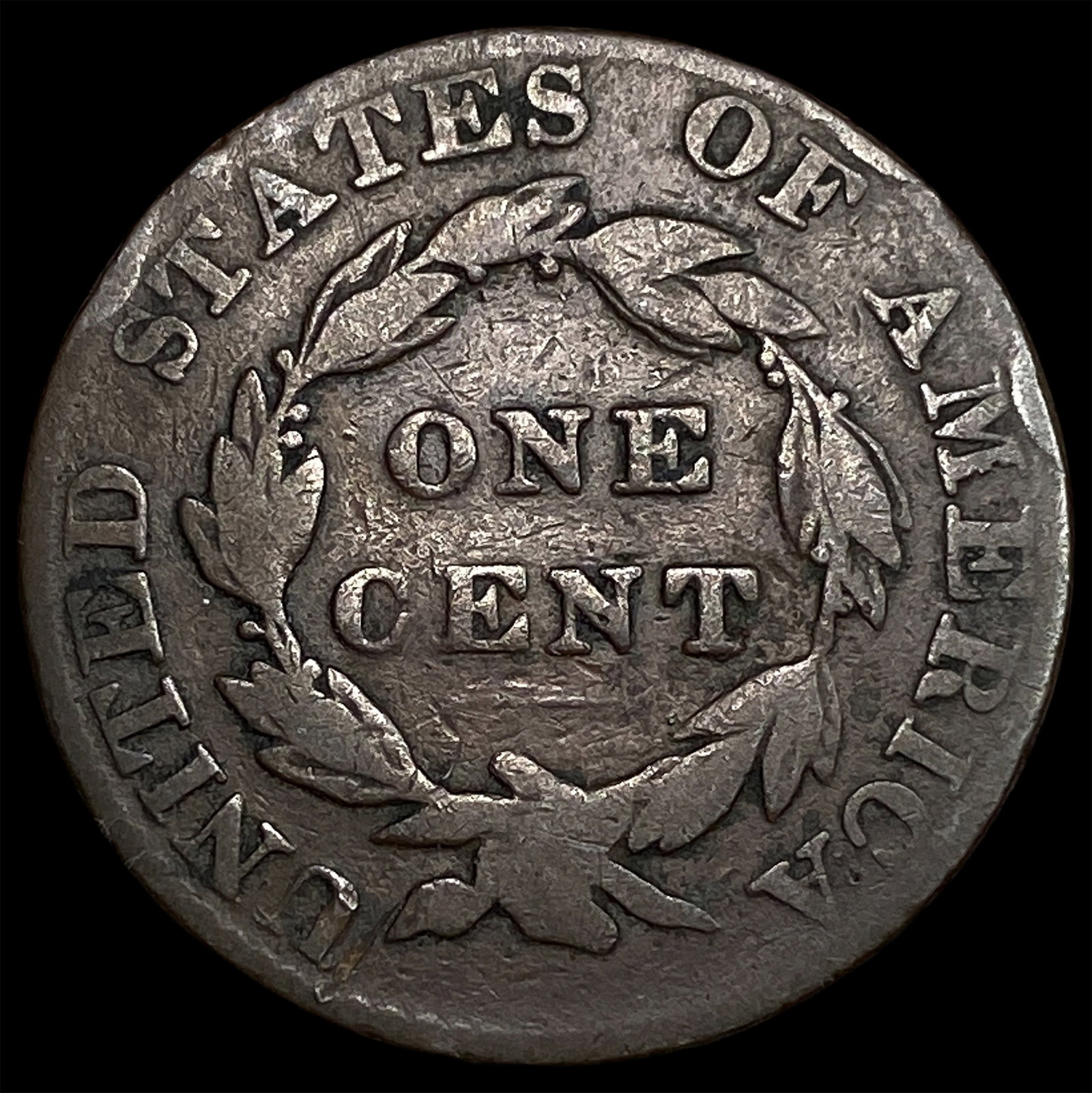 1821 Coronet Head Large Cent NICELY CIRCULATED - 2