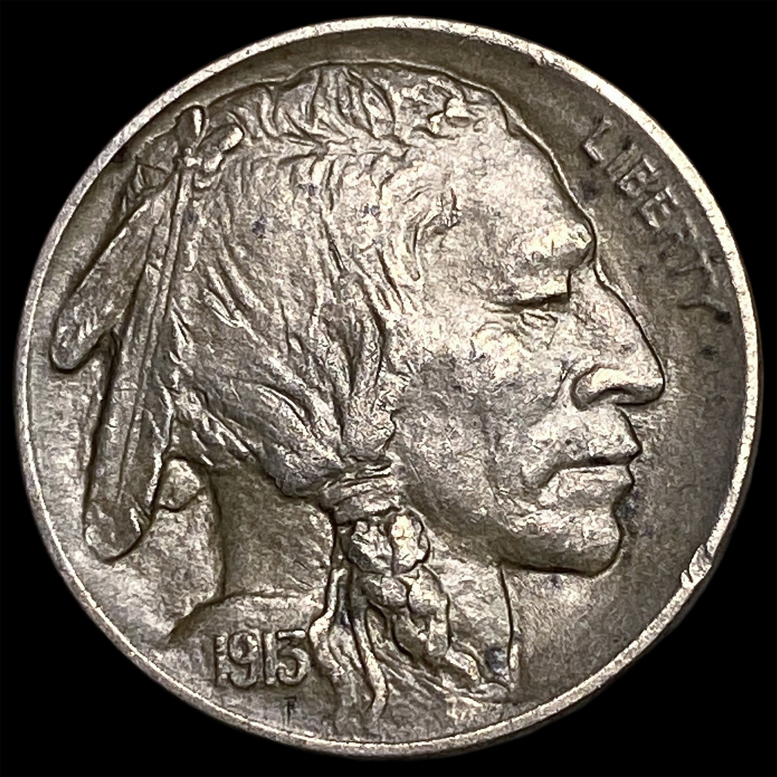 1913-D ty1 Nickel Five Cents (Buffalo) CHOICE AU (1 of 2)