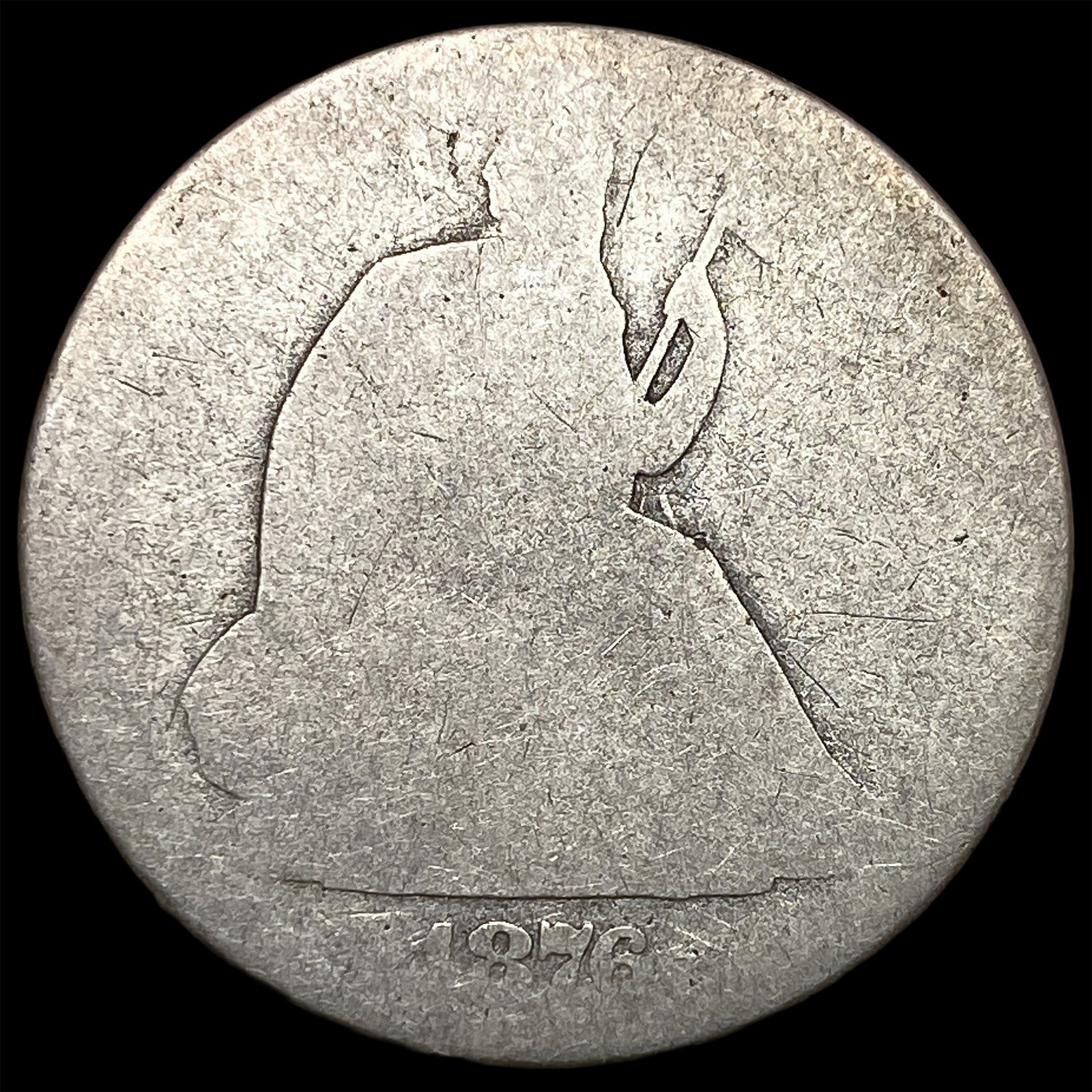 1876 Seated Liberty Half Dollar NICELY CIRCULATED: 1876 Seated Liberty Half Dollar NICELY CIRCULATED