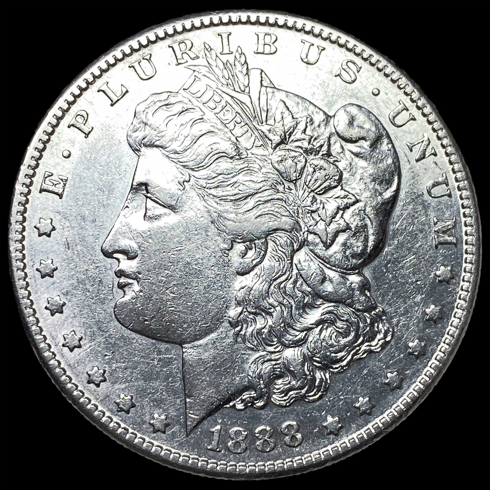 1888-S Silver Morgan Dollar CLOSELY UNCIRCULATED: 1888-S Silver Morgan Dollar CLOSELY UNCIRCULATED