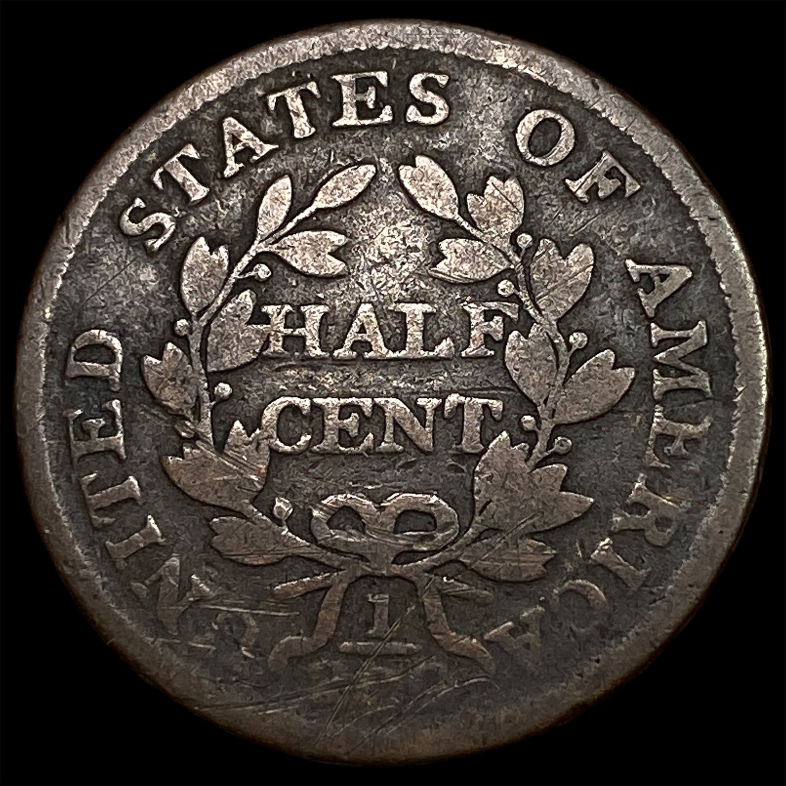 1804 Draped Bust Half Cent NICELY CIRCULATED - 2