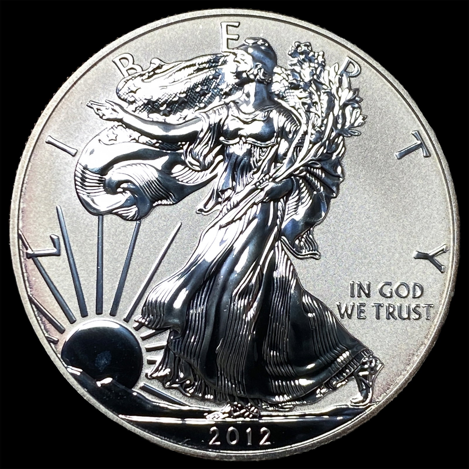 2012-S Silver American Eagle $1 GEM PROOF (1 of 2)