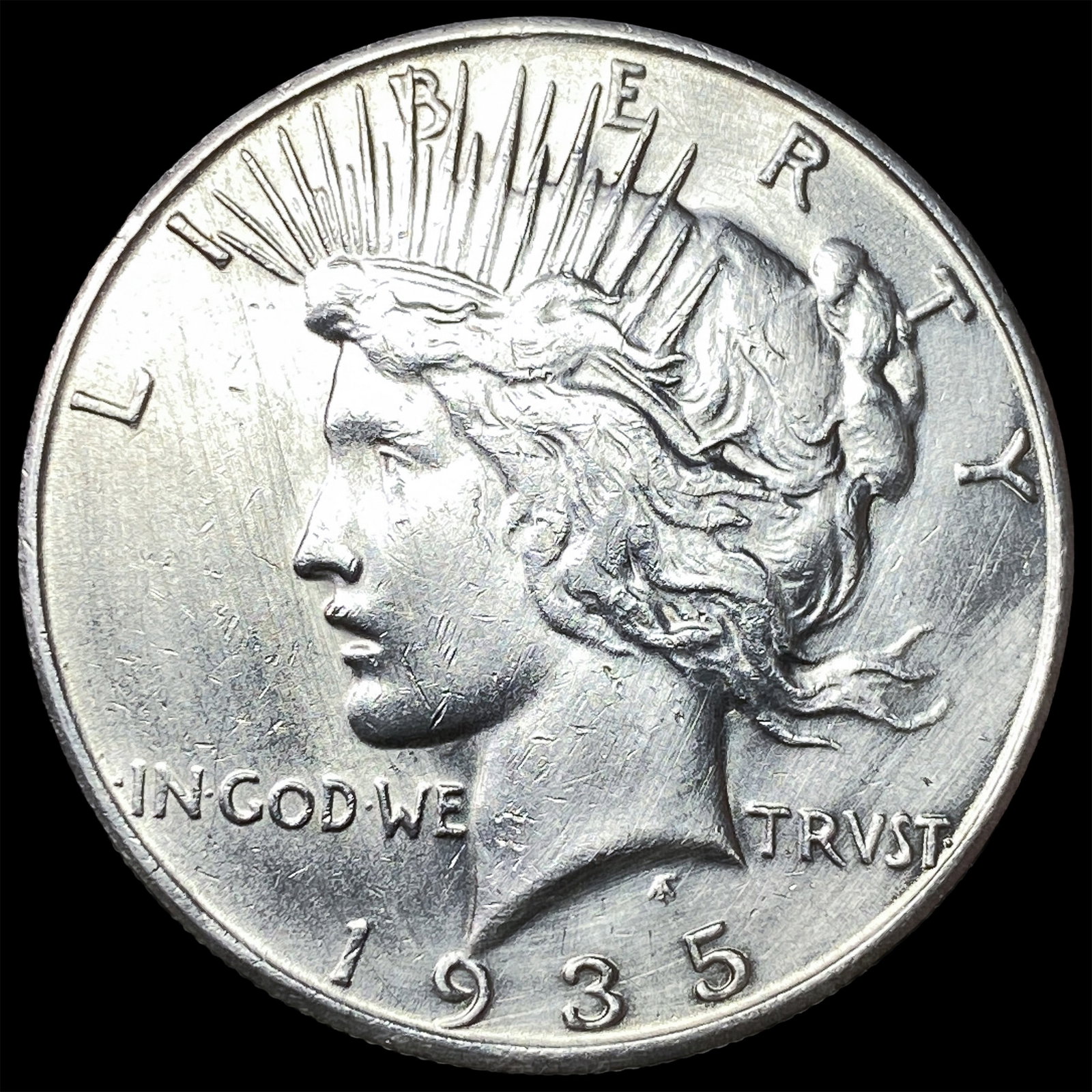 1935-S Silver Peace Dollar HIGH GRADE: 1935-S Silver Peace Dollar HIGH GRADE