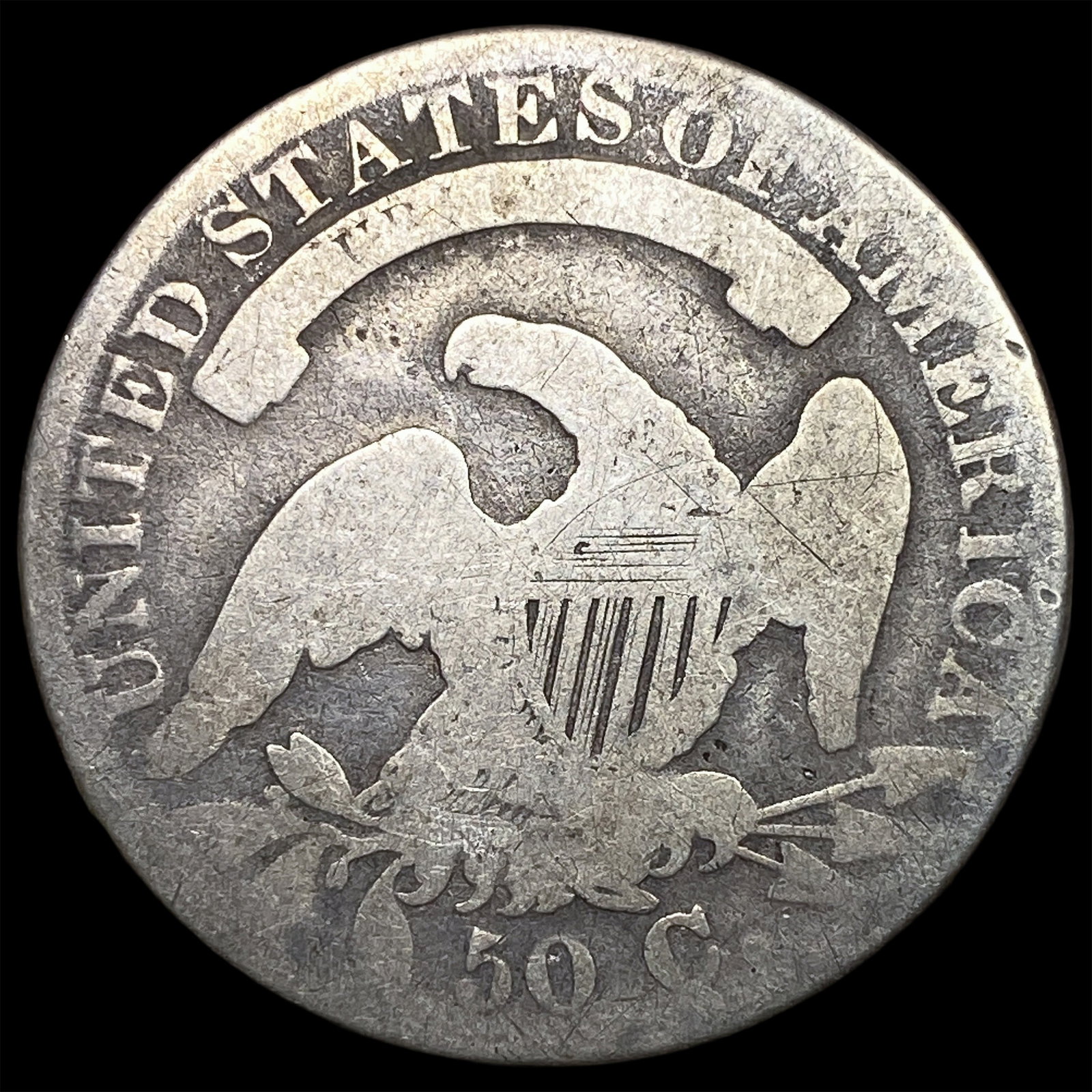 1832 Capped Bust Half Dollar NICELY CIRCULATED - 2