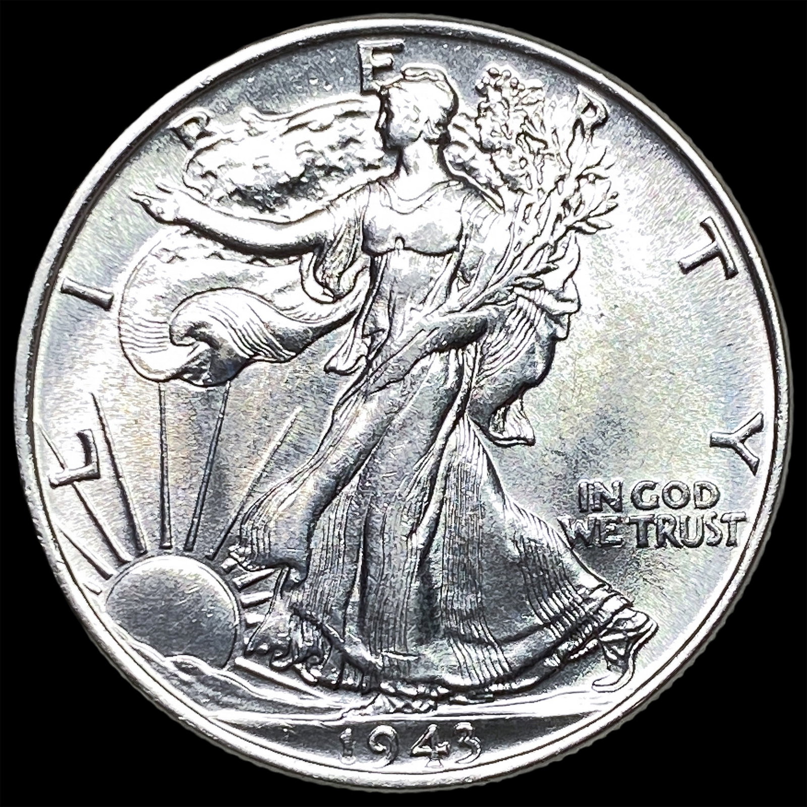 1943 Silver Walking Liberty Half Dollar UNCIRCULATED: 1943 Silver Walking Liberty Half Dollar UNCIRCULATED