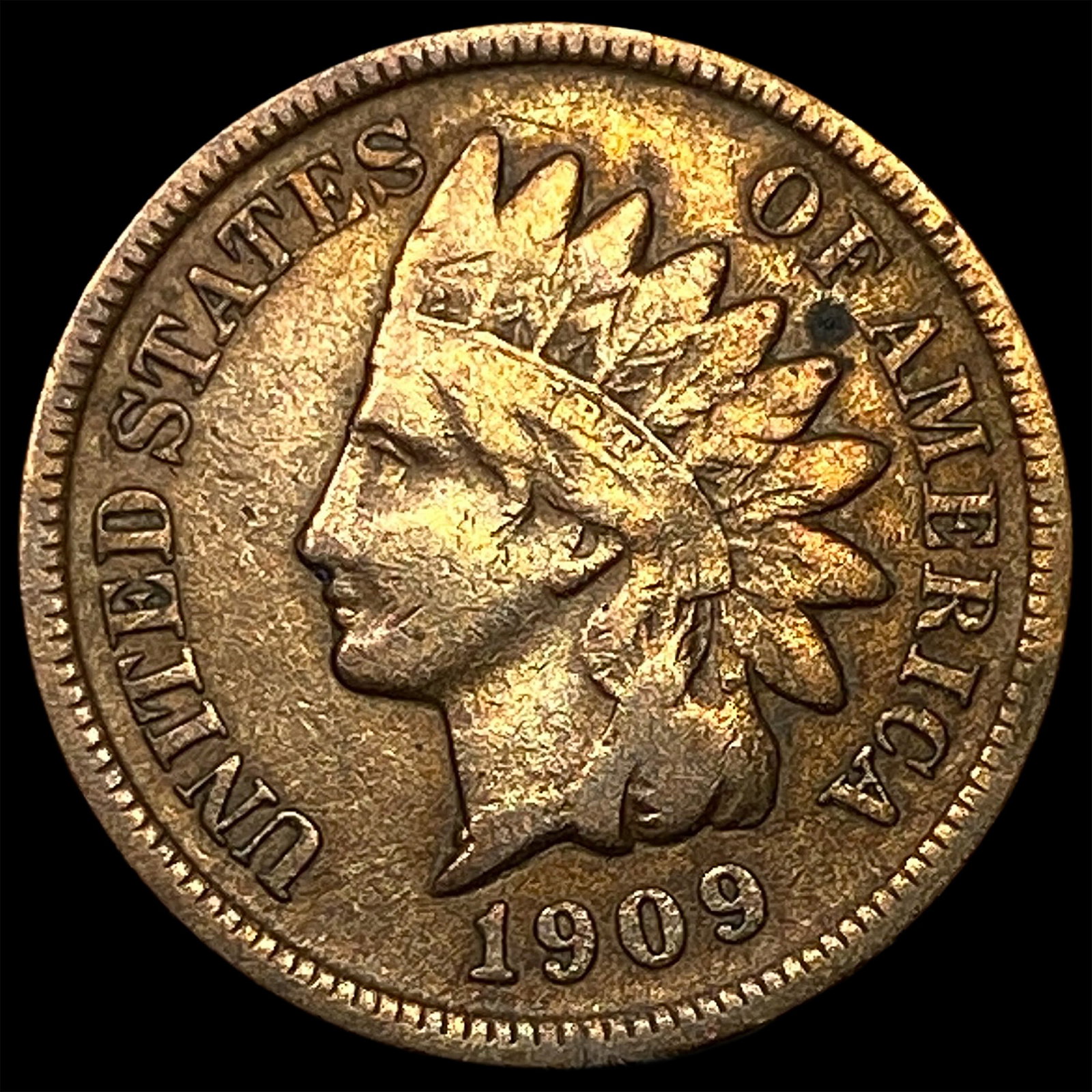 1909-S Indian Head Cent LIGHTLY CIRCULATED: 1909-S Indian Head Cent LIGHTLY CIRCULATED