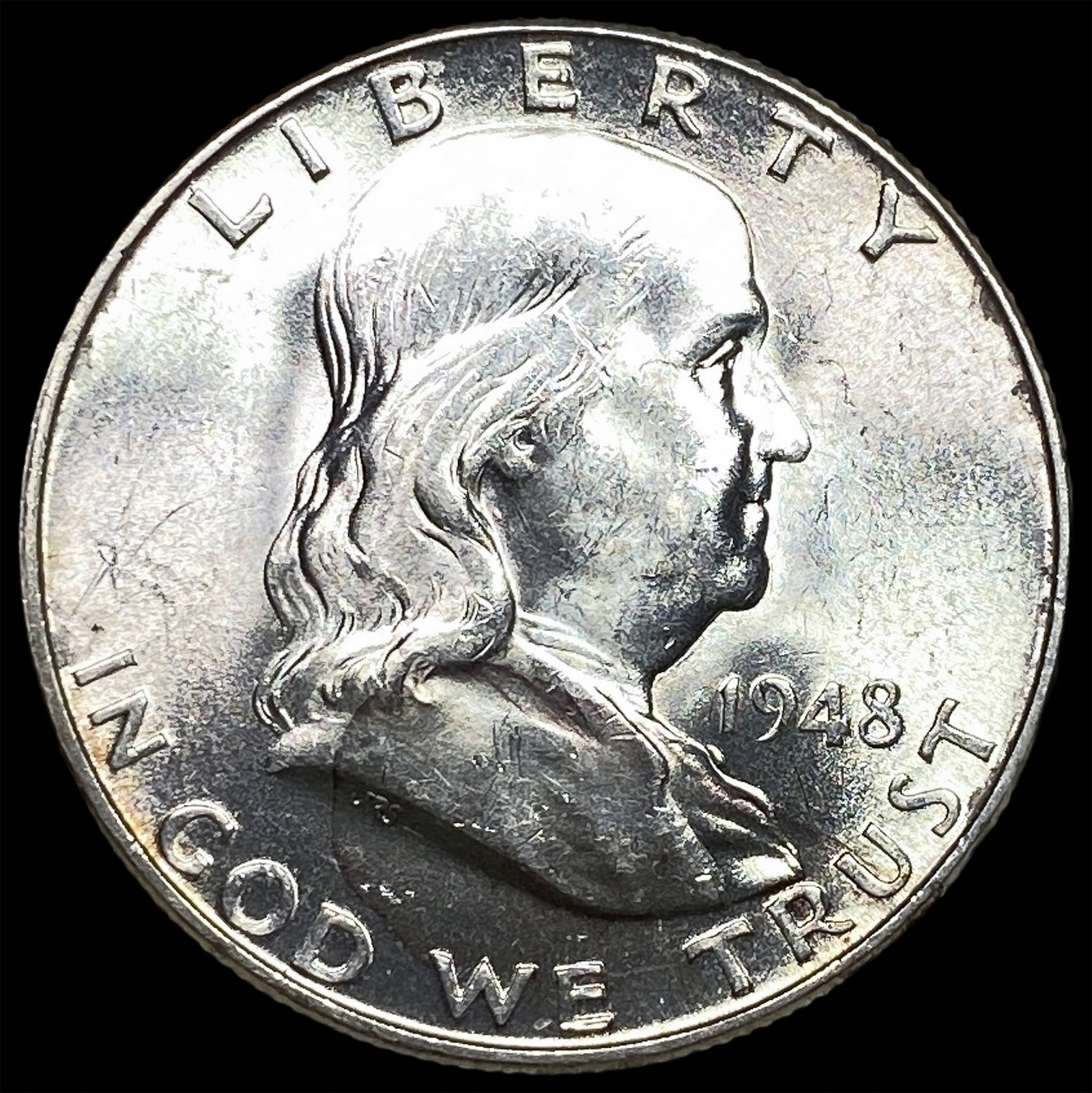 1948-D Silver Franklin Half Dollar UNCIRCULATED (1 of 2)