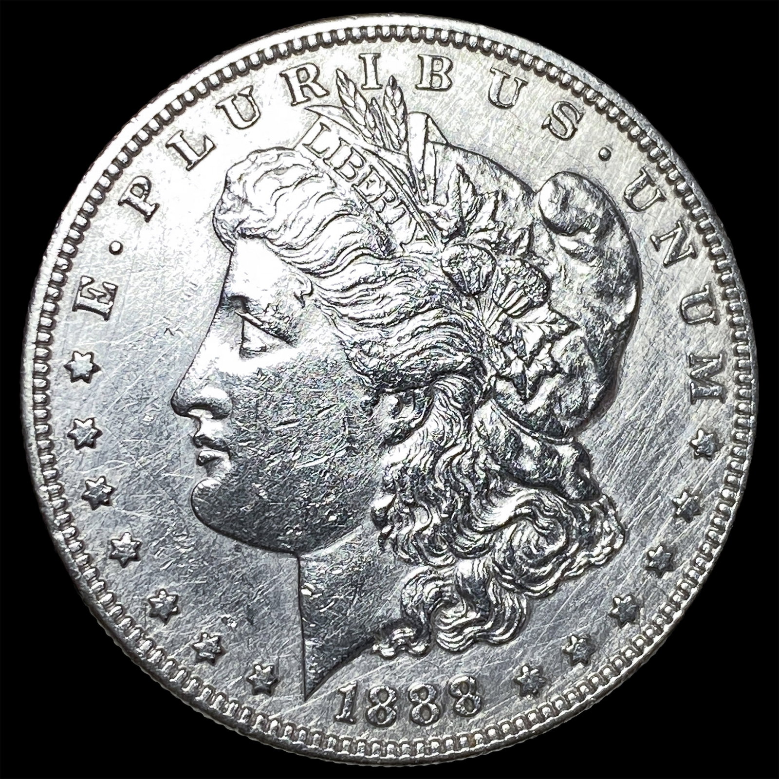1888-S Silver Morgan Dollar CLOSELY UNCIRCULATED: 1888-S Silver Morgan Dollar CLOSELY UNCIRCULATED