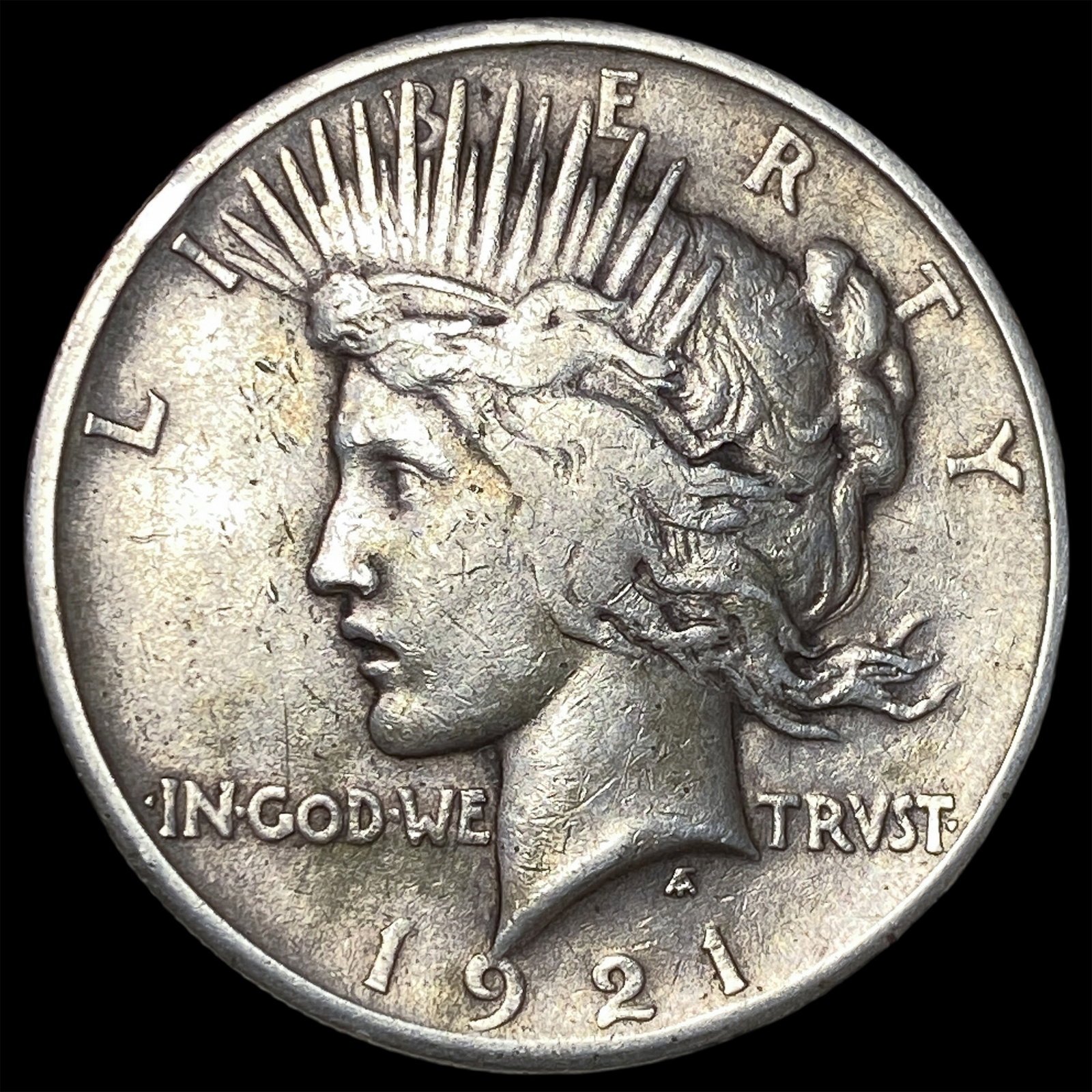 1921 Silver Peace Dollar NEARLY UNCIRCULATED: 1921 Silver Peace Dollar NEARLY UNCIRCULATED