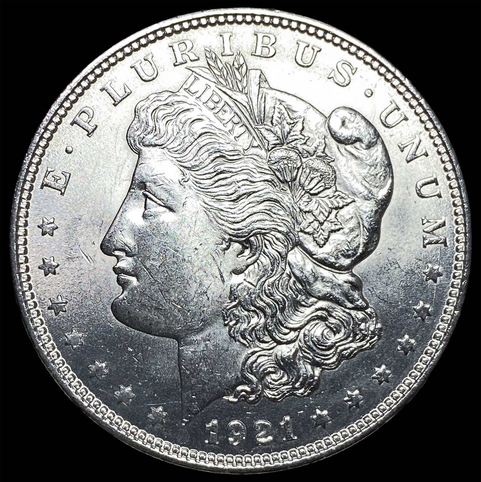 1921 Silver Morgan Dollar CHOICE BU: 1921 Silver Morgan Dollar CHOICE BU