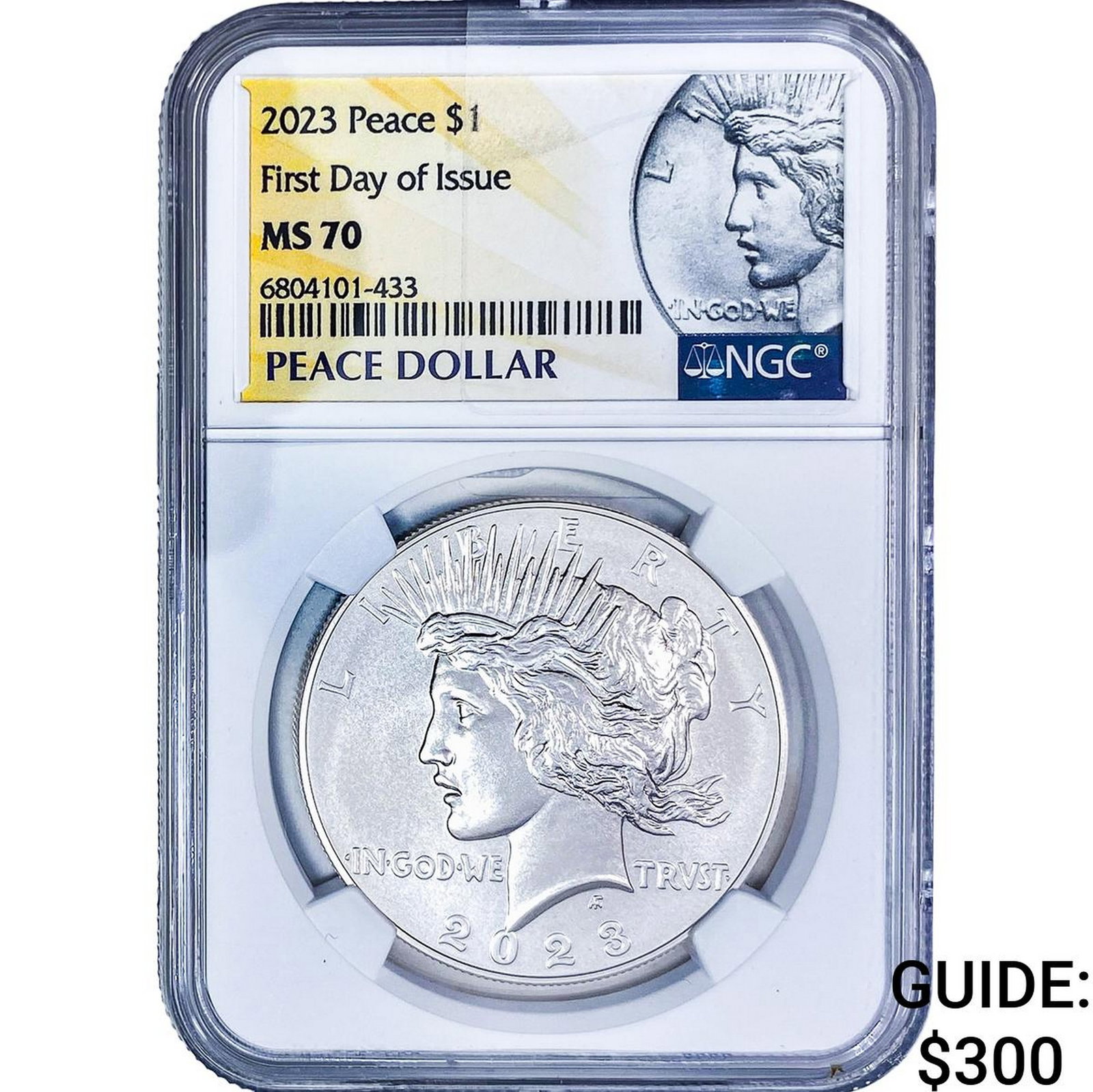 2023 Silver Peace Dollar NGC MS70: 2023 Silver Peace Dollar NGC MS70