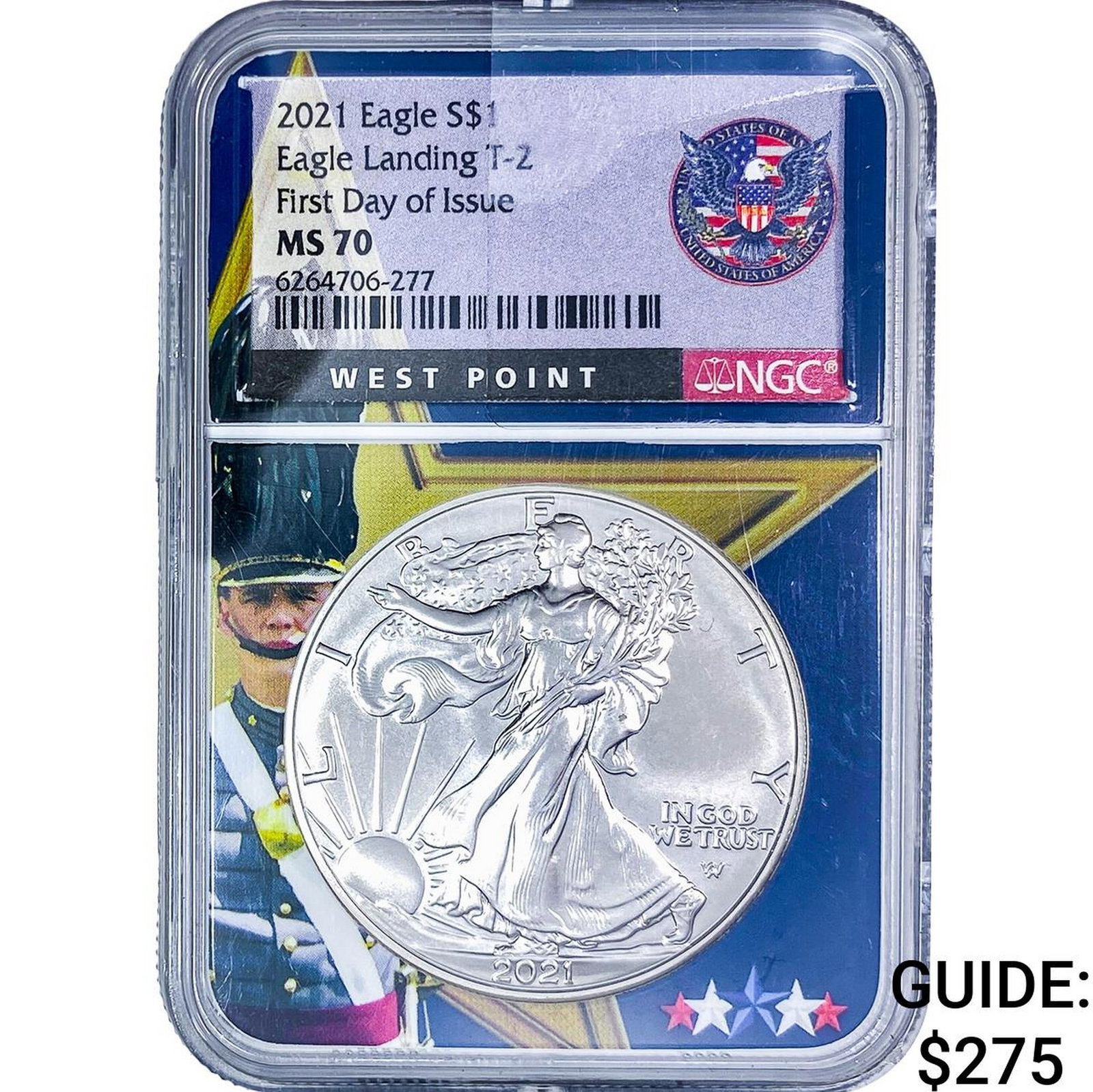 2021 Silver Eagle NGC MS70 Type 2: 2021 Silver Eagle NGC MS70 Type 2