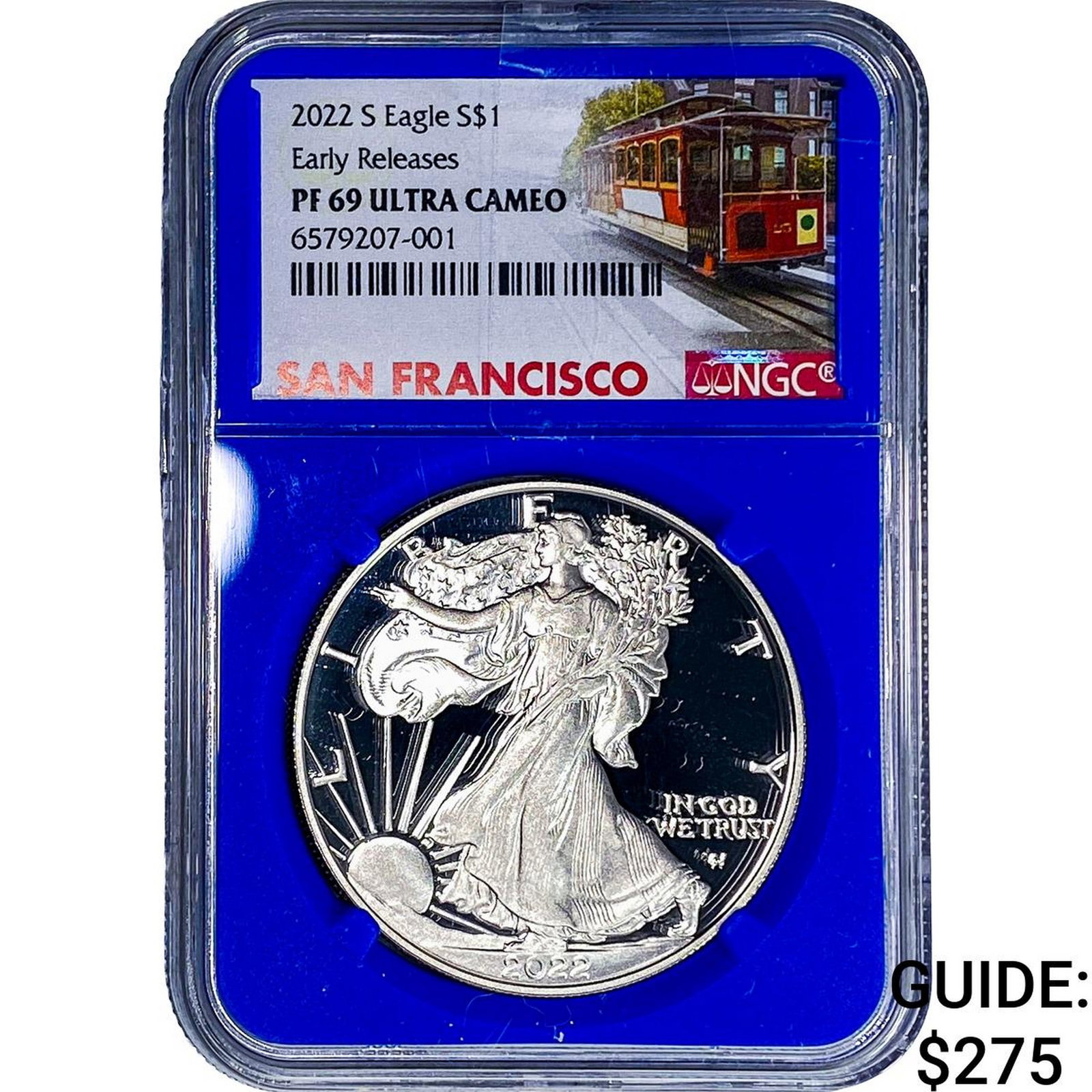 2022-S Silver Eagle NGC PF69 Ultra Cameo: 2022-S Silver Eagle NGC PF69 Ultra Cameo
