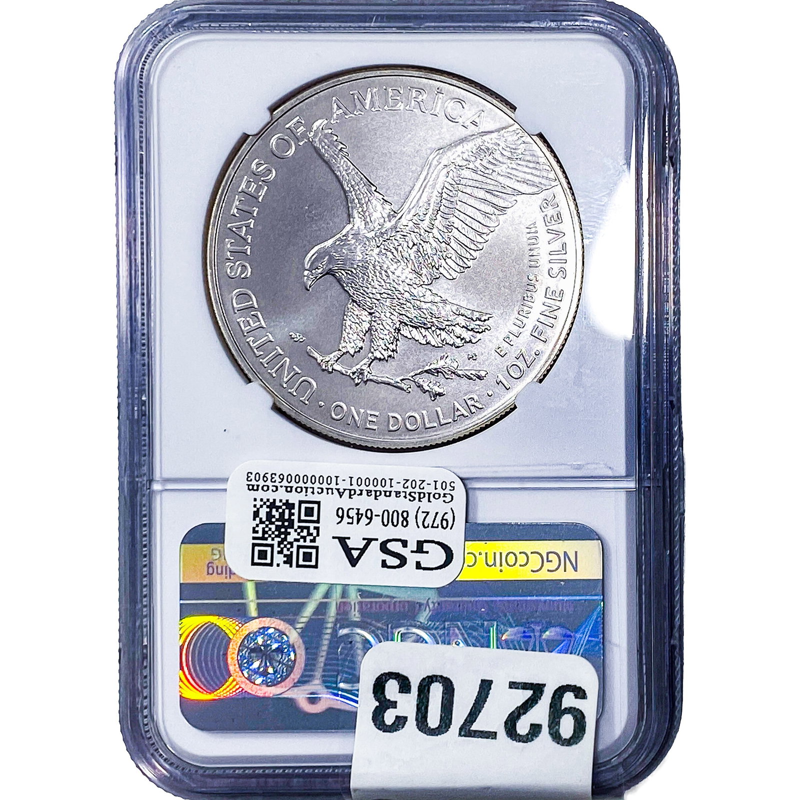 2023 Silver Eagle NGC MS70 PSS - 2