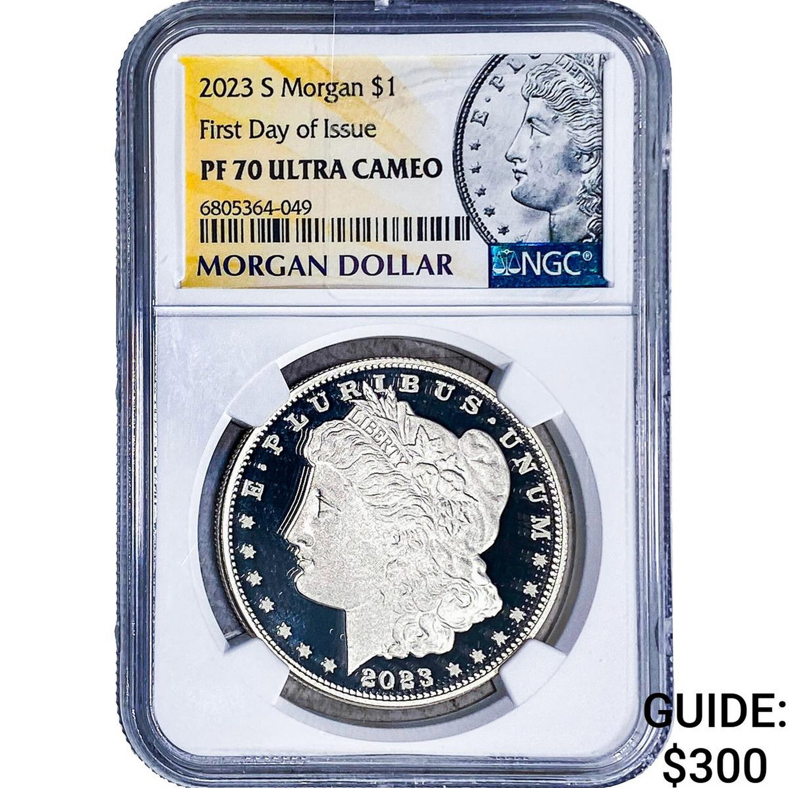 2023-S Morgan Silver Dollar NGC PF70 Ultra Cameo: 2023-S Morgan Silver Dollar NGC PF70 Ultra Cameo