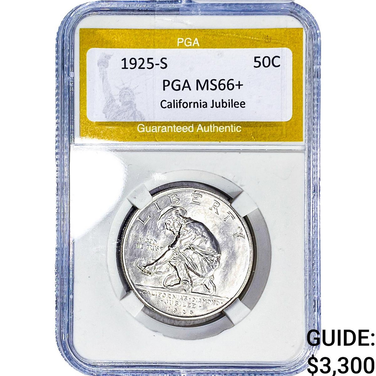 1925-S Jubilee Half Dollar PGA MS66+ (1 of 2)