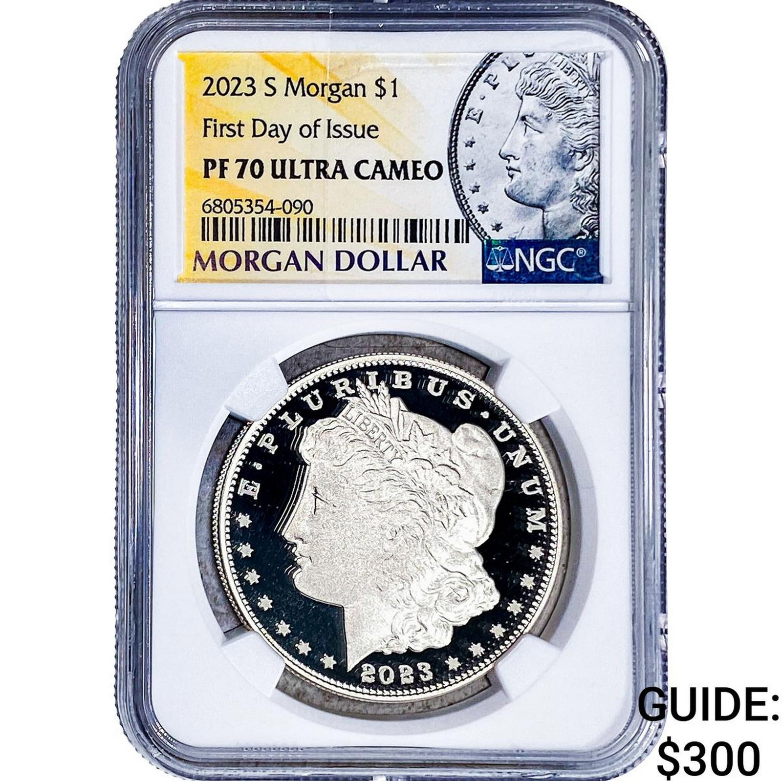 2023-S Morgan Silver Dollar NGC PF70 Ultra Cameo: 2023-S Morgan Silver Dollar NGC PF70 Ultra Cameo