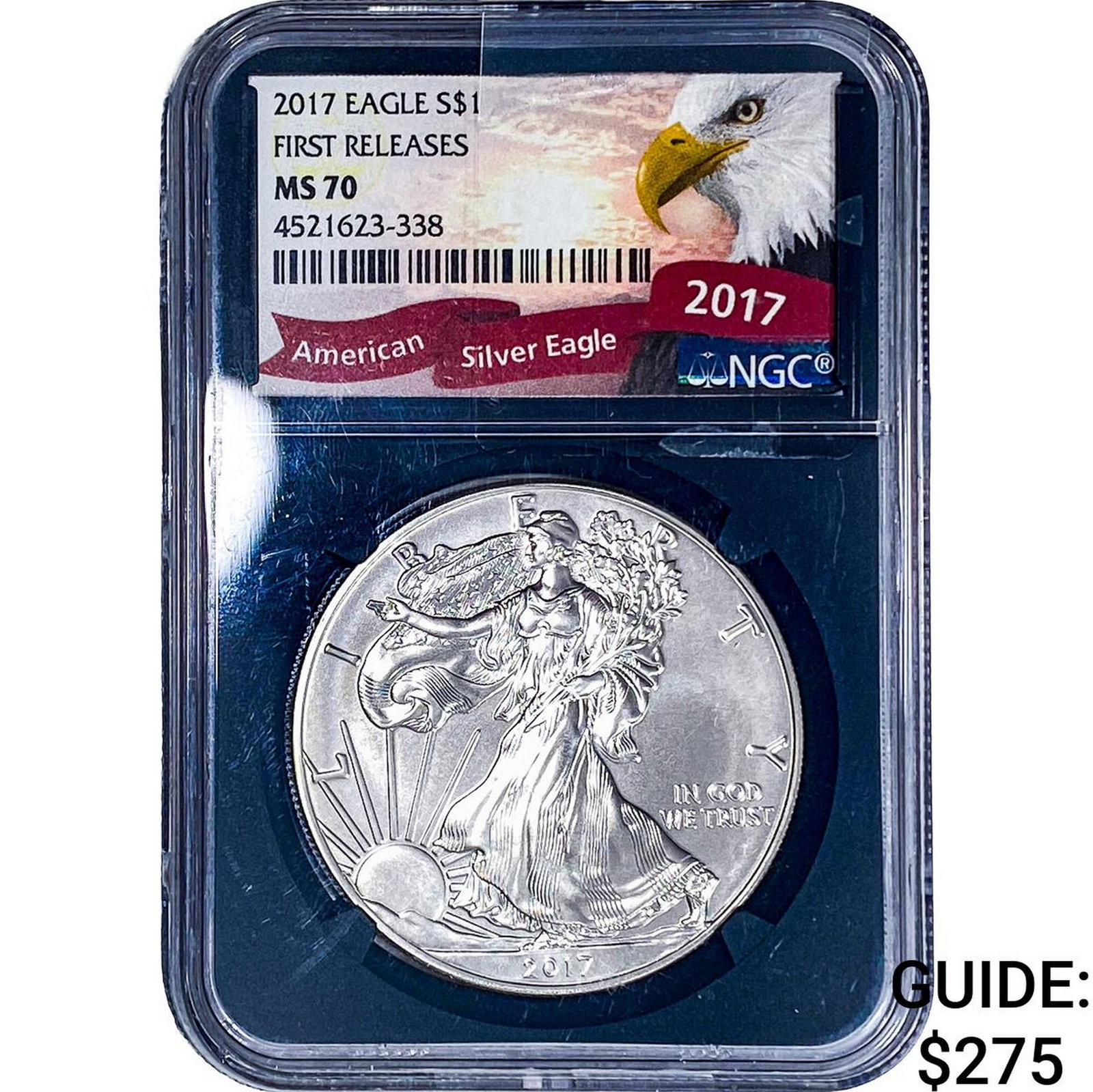 2017 Silver Eagle NGC MS70: 2017 Silver Eagle NGC MS70