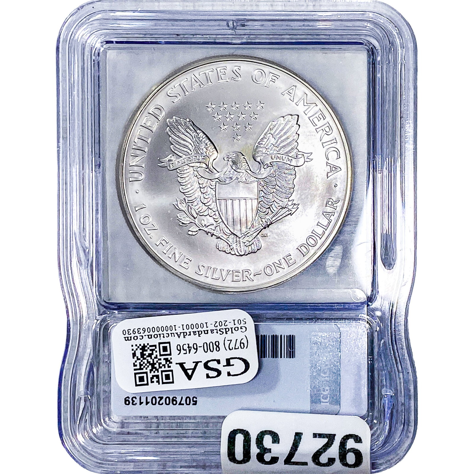1999 Silver Eagle IGG MS69 - 2