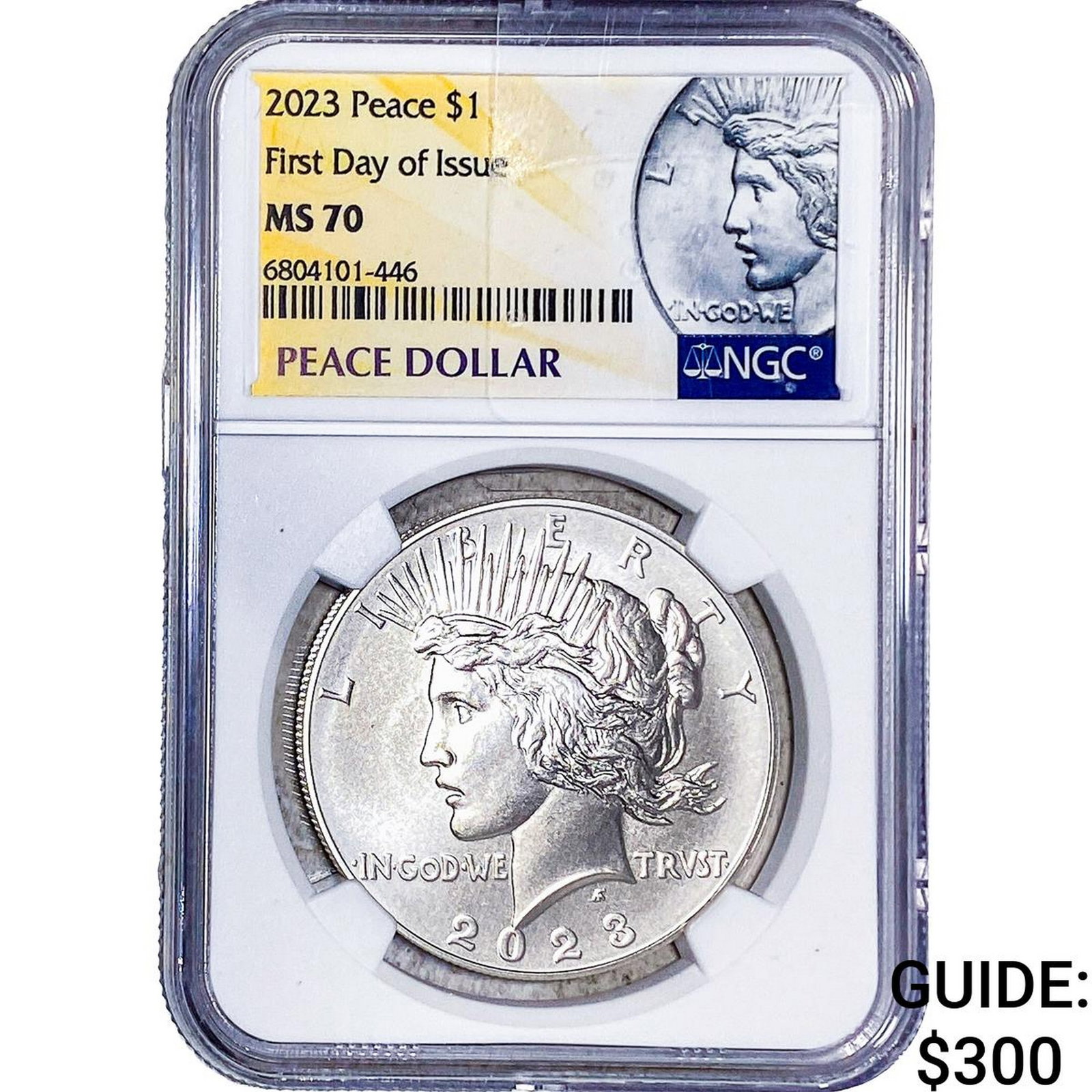 2023 Silver Peace Dollar NGC MS70: 2023 Silver Peace Dollar NGC MS70