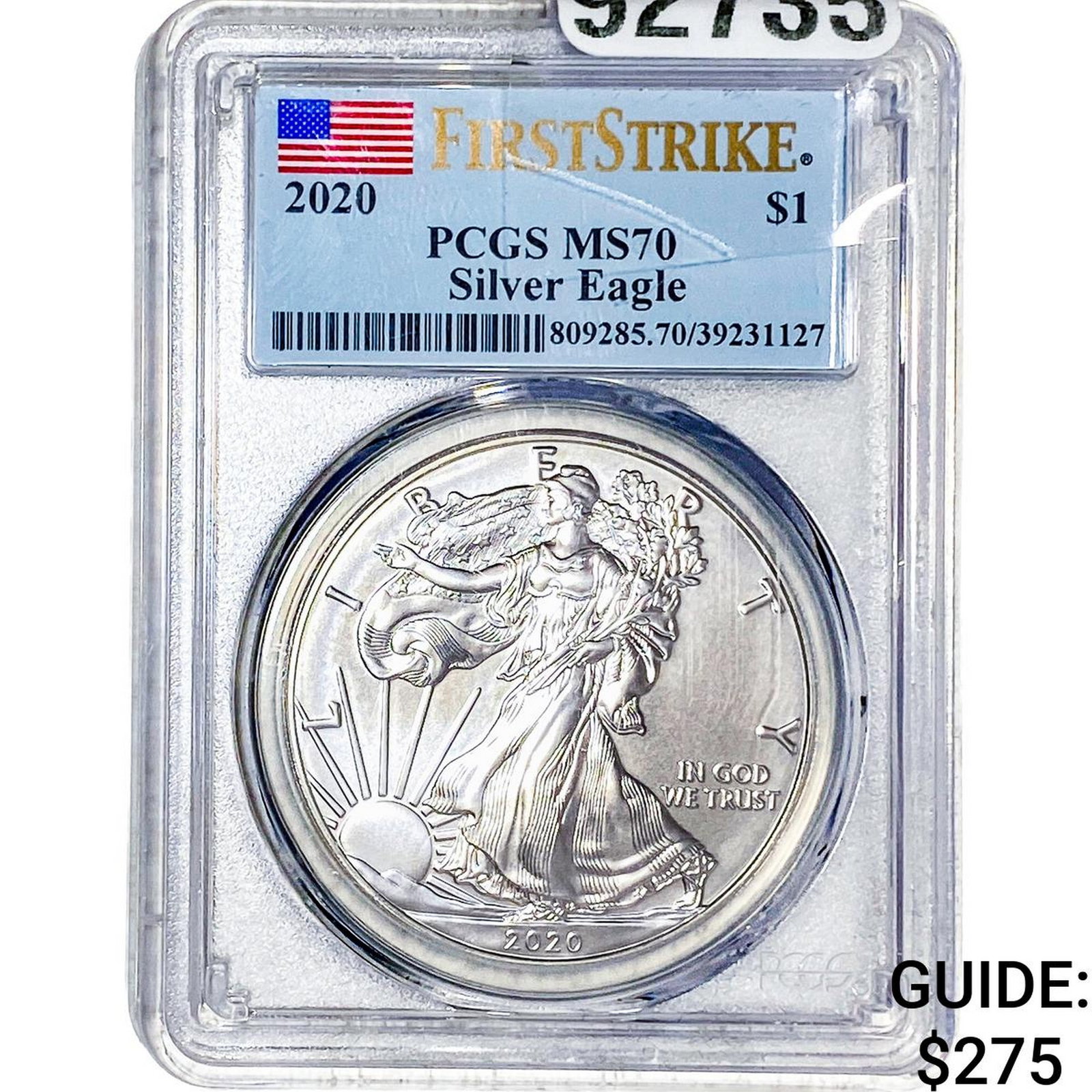 2020 Silver Eagle PCGS MS70 (1 of 2)
