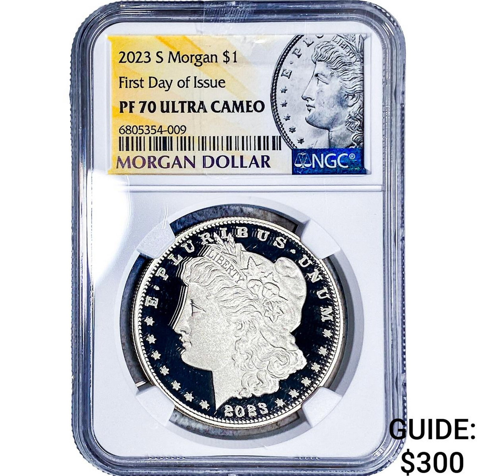 2023-S Morgan Silver Dollar NGC PF70 Ultra Cameo: 2023-S Morgan Silver Dollar NGC PF70 Ultra Cameo