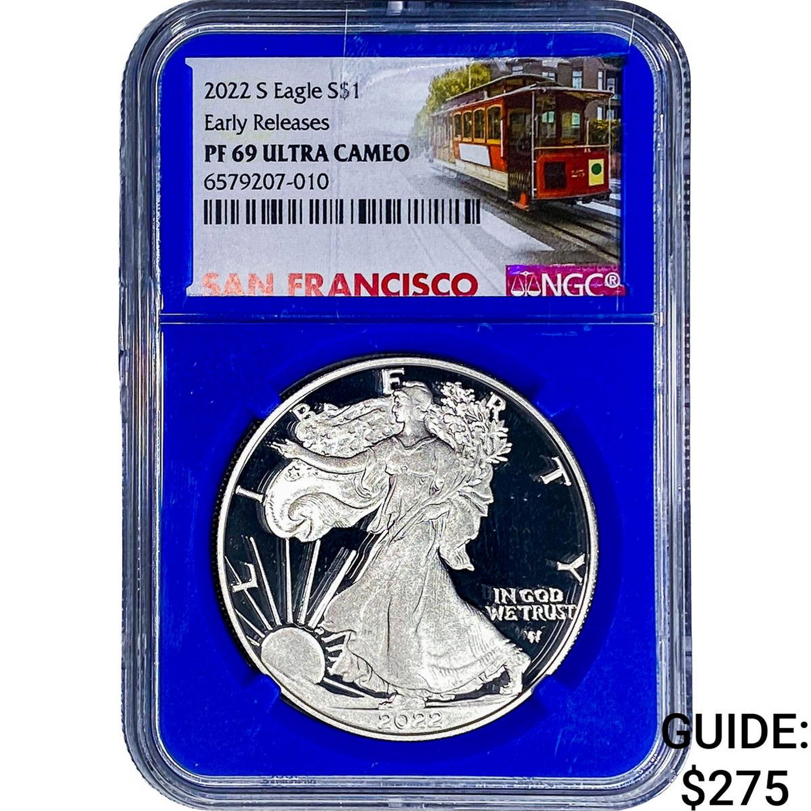 2022-S Silver Eagle NGC PF69 Ultra Cameo: 2022-S Silver Eagle NGC PF69 Ultra Cameo