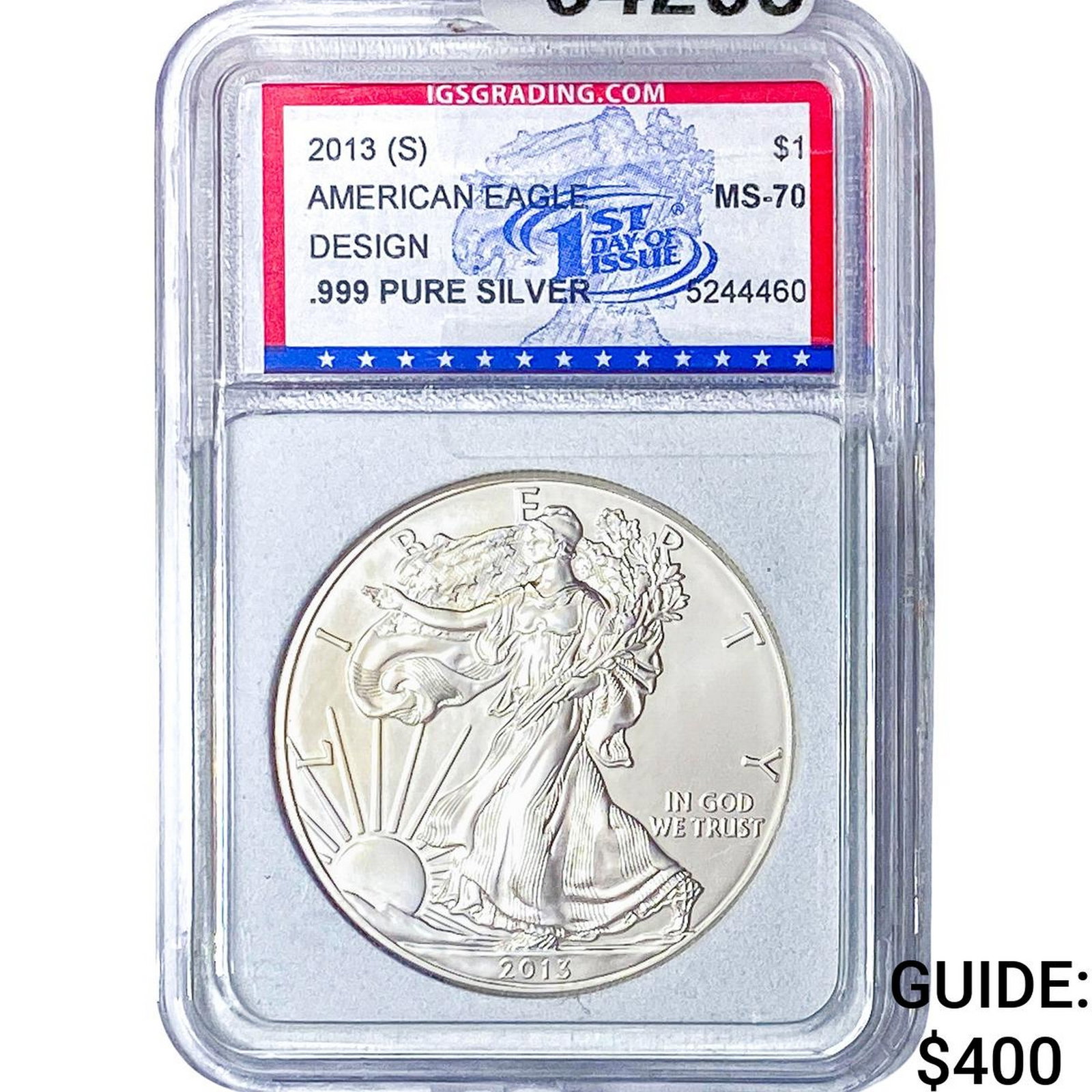 2013-S Silver Eagle PGA MS70 (1 of 2)