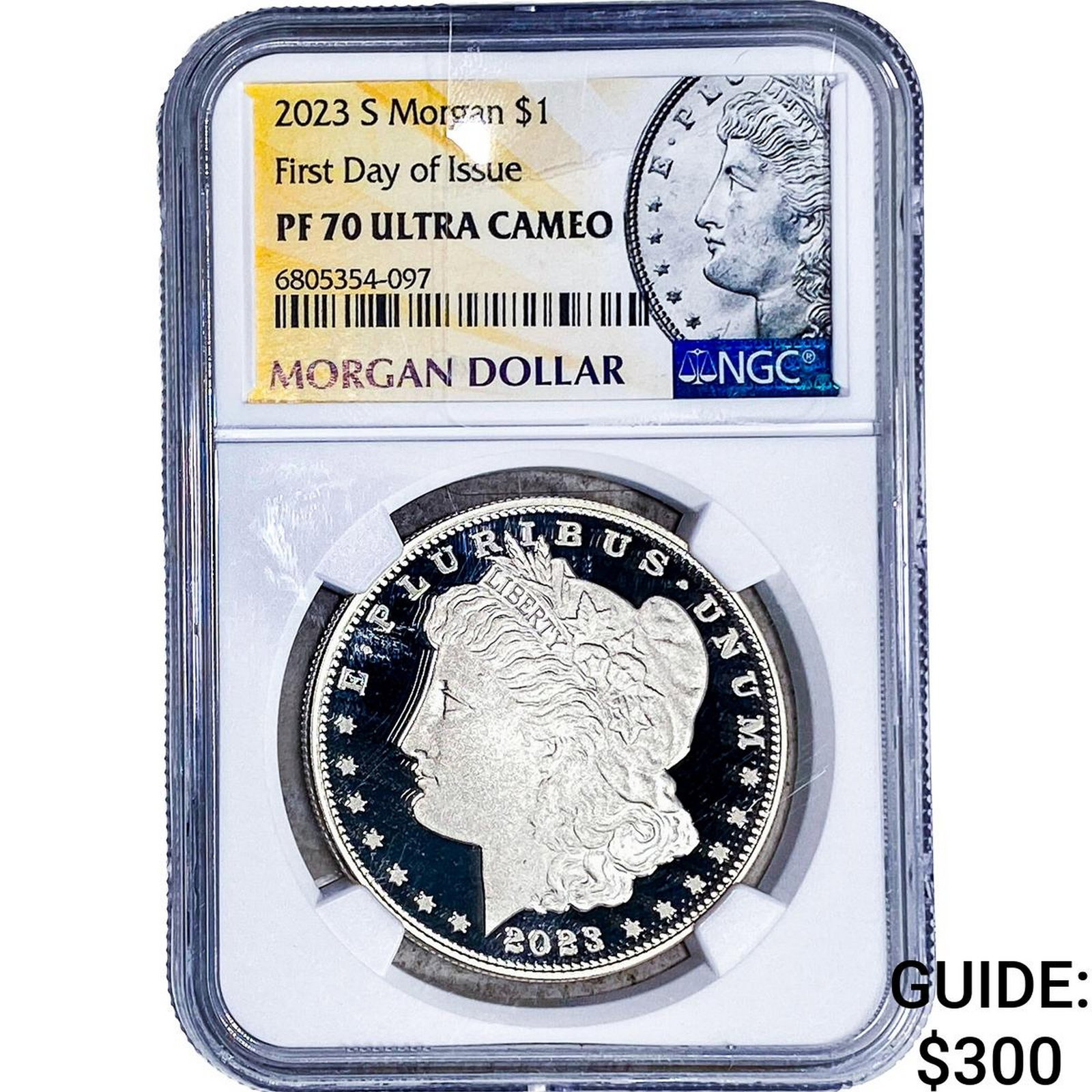 2023-S Morgan Silver Dollar NGC PF70 Ultra Cameo: 2023-S Morgan Silver Dollar NGC PF70 Ultra Cameo