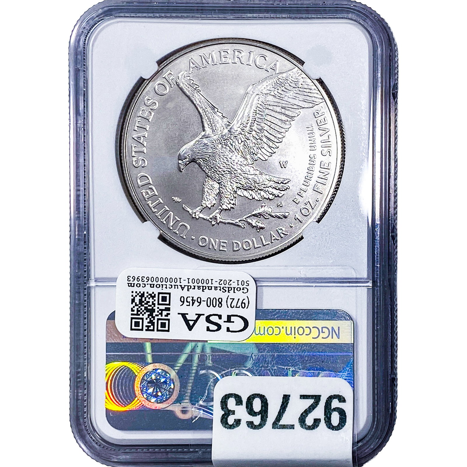 2022-W Silver Eagle NGC MS69 - 2