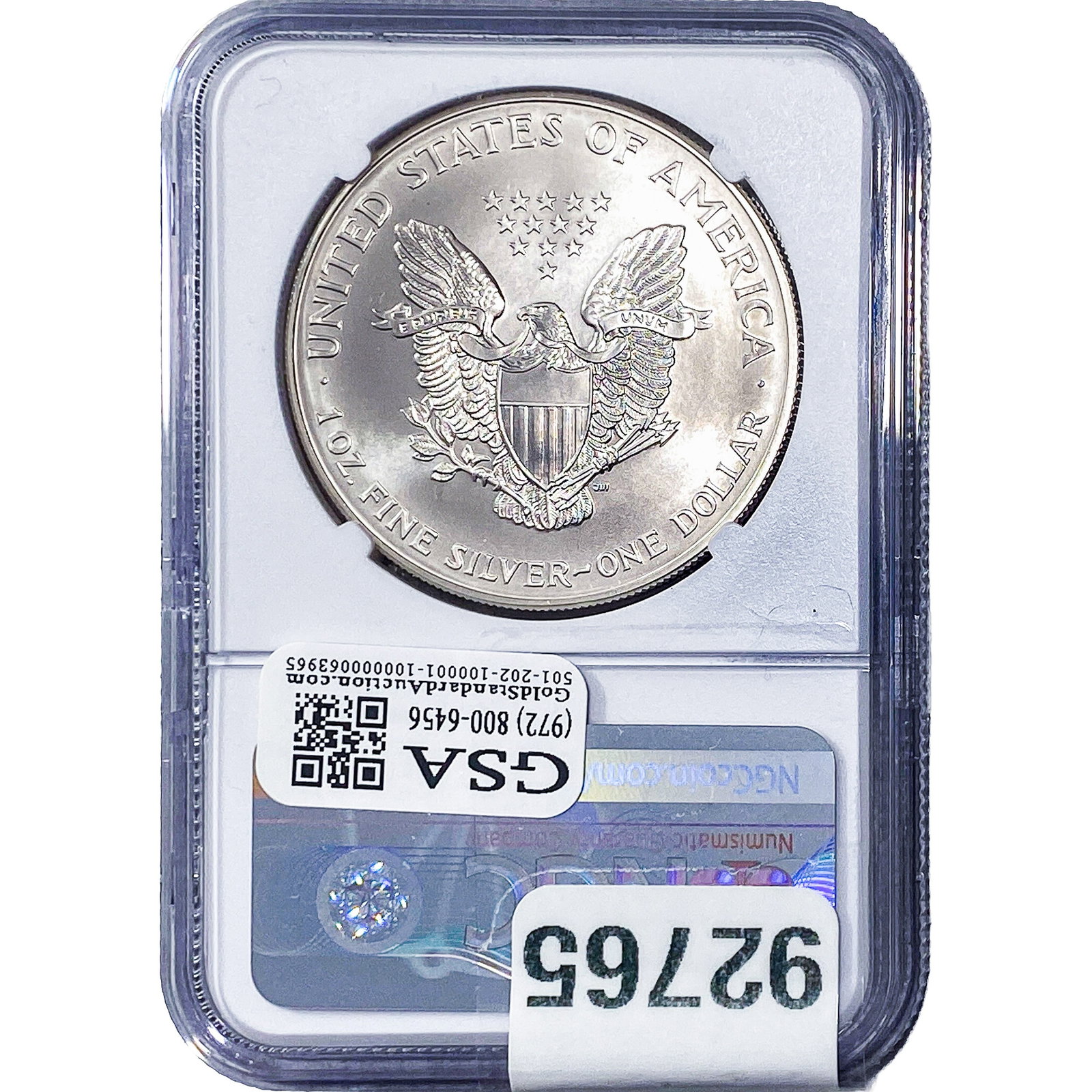 2000 Silver Eagle NGC MS69 Millennium Set - 2