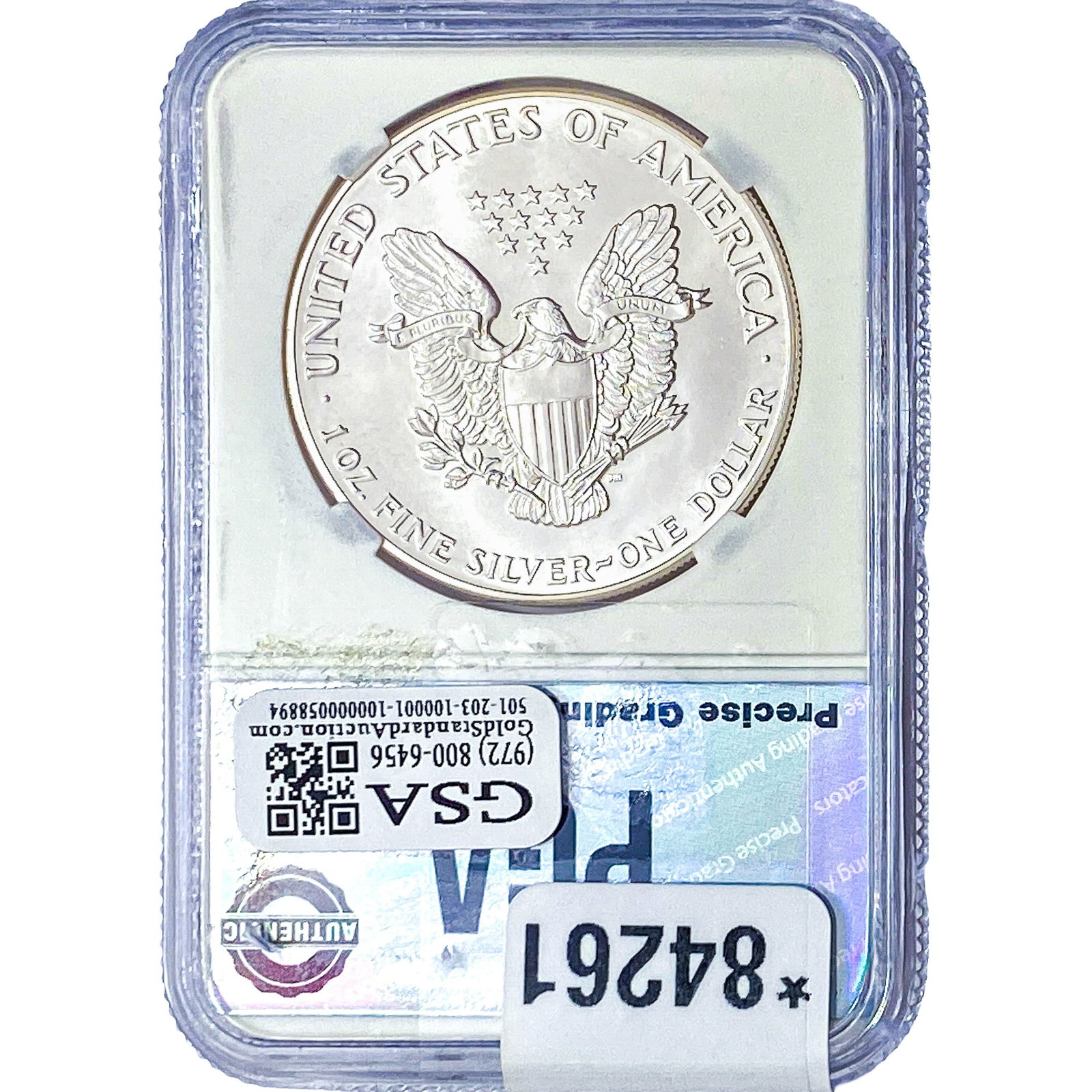 1986 Silver Eagle PGA MS70 - 2